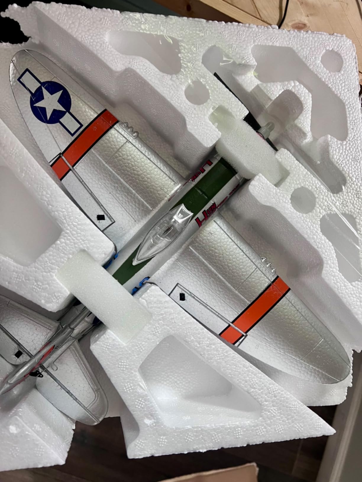 RC Plane 4CH Ready-to-Fly Spitfire RC Airplane with 6-Axis Gyro Stabilizer One Key Aerobatic, 2 Batteries & Durable EPP Remote Control Plane for Adults customer photo 2