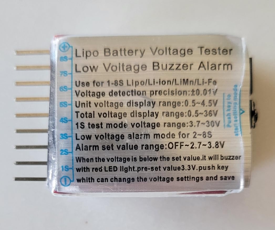 OVONIC 3S Short LiPo Battery 11.1V 2200mAh 120C with XT60 Plug for RC Car RC Truck Airplane Helicopter Boat Car Racing RC Hobby [2 Packs][77 D x 34 W x 26 H mm](with Lipo Voltage Checker) customer photo 2