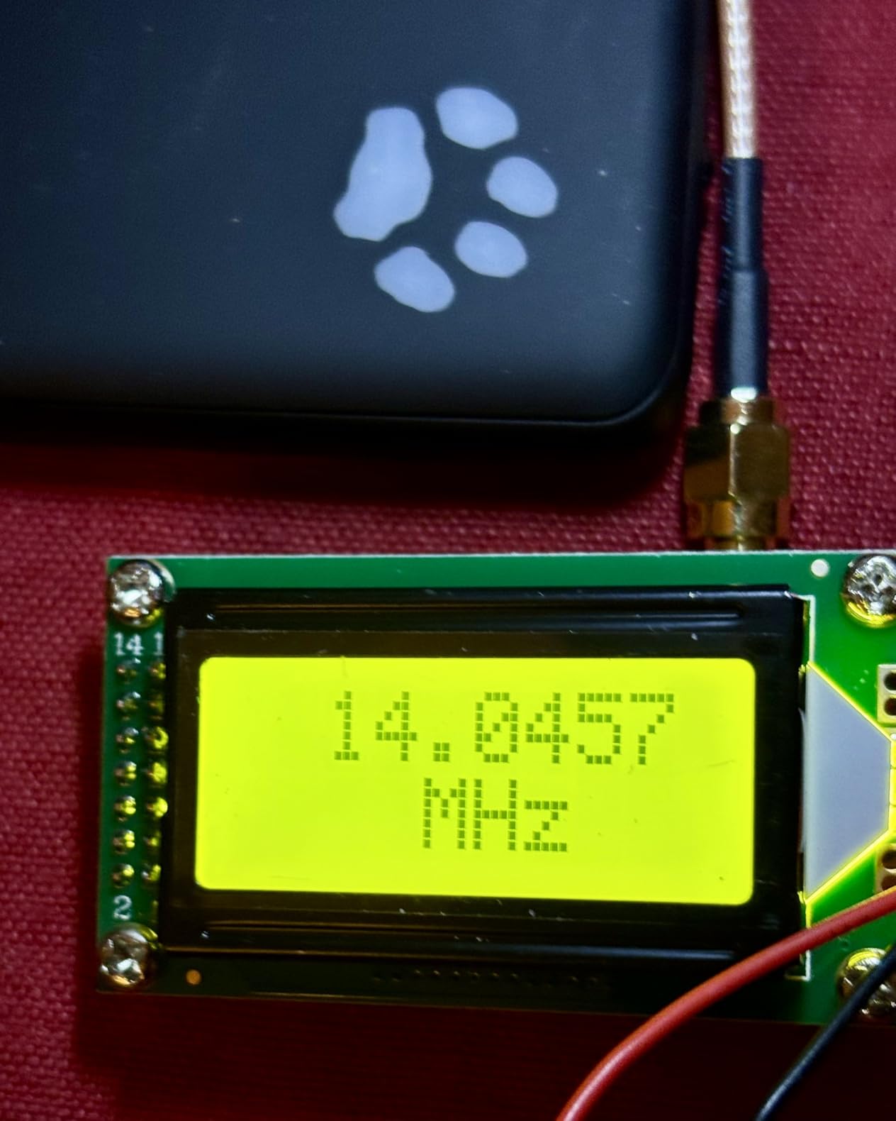 1PCS 1MHz-500MHz Frequency Counter Meter Board w/LCD Display for Ham Radio Kit customer photo 1