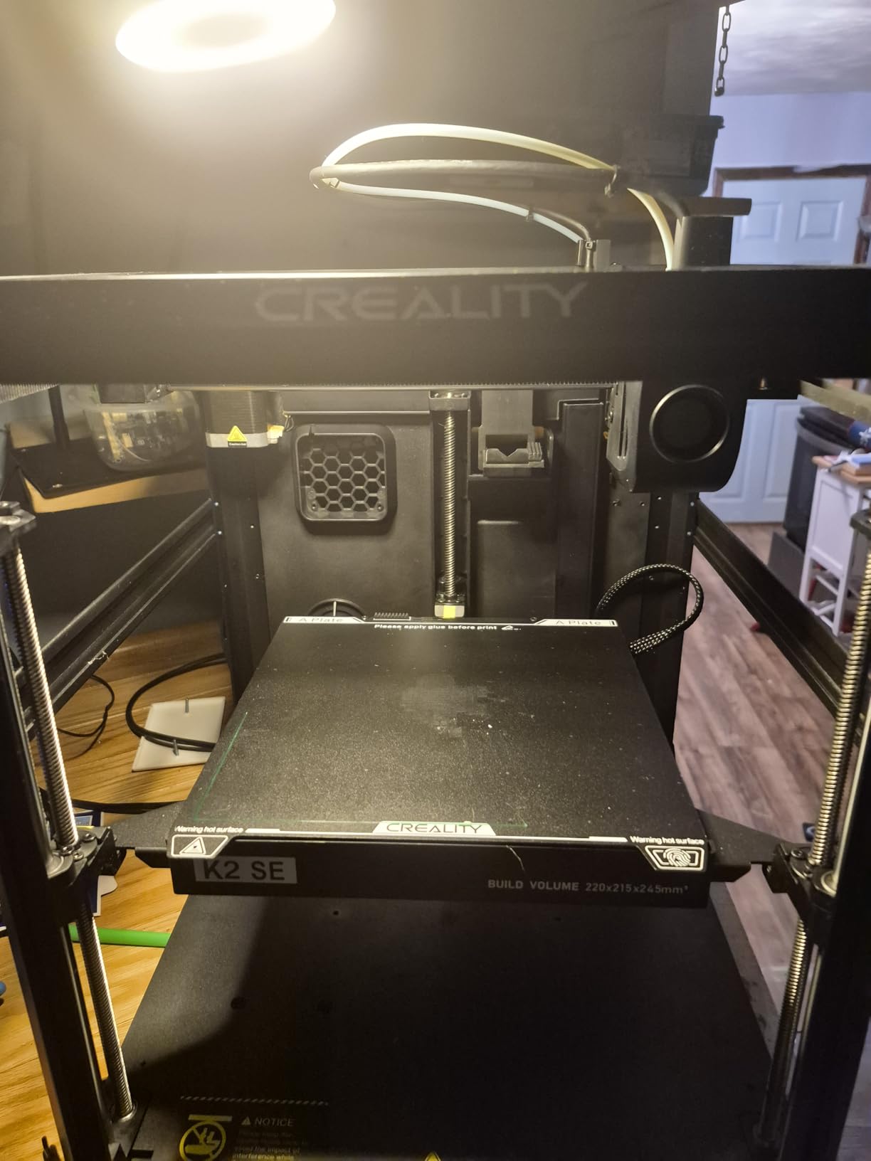 K2 SE 3D Printer, 500mm/s High-Speed Printing, Support Multi Color 3D Printing Needs CFS, Solid Metal Build, Auto Leveling, Direct Drive Extruder, Quick-Swap Nozzle, 220×215×245mm Print Size customer photo 2