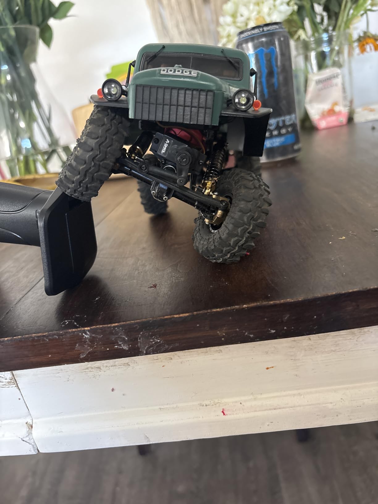 INJORA 40mm Big Bore Oil Shock Absorber for 1/24 SCX24 FCX24M Upgrade, 3.2g/Each(Black Aluminum & Nylon) customer photo 1