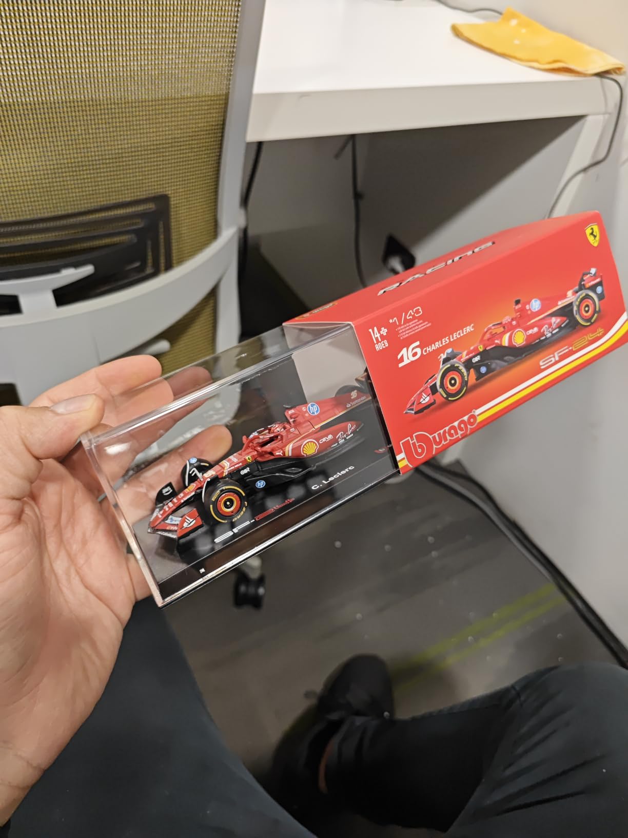 1:43 SFR Ferrari SF-24 w/helmet (2024), Leclerc #16 customer photo 1