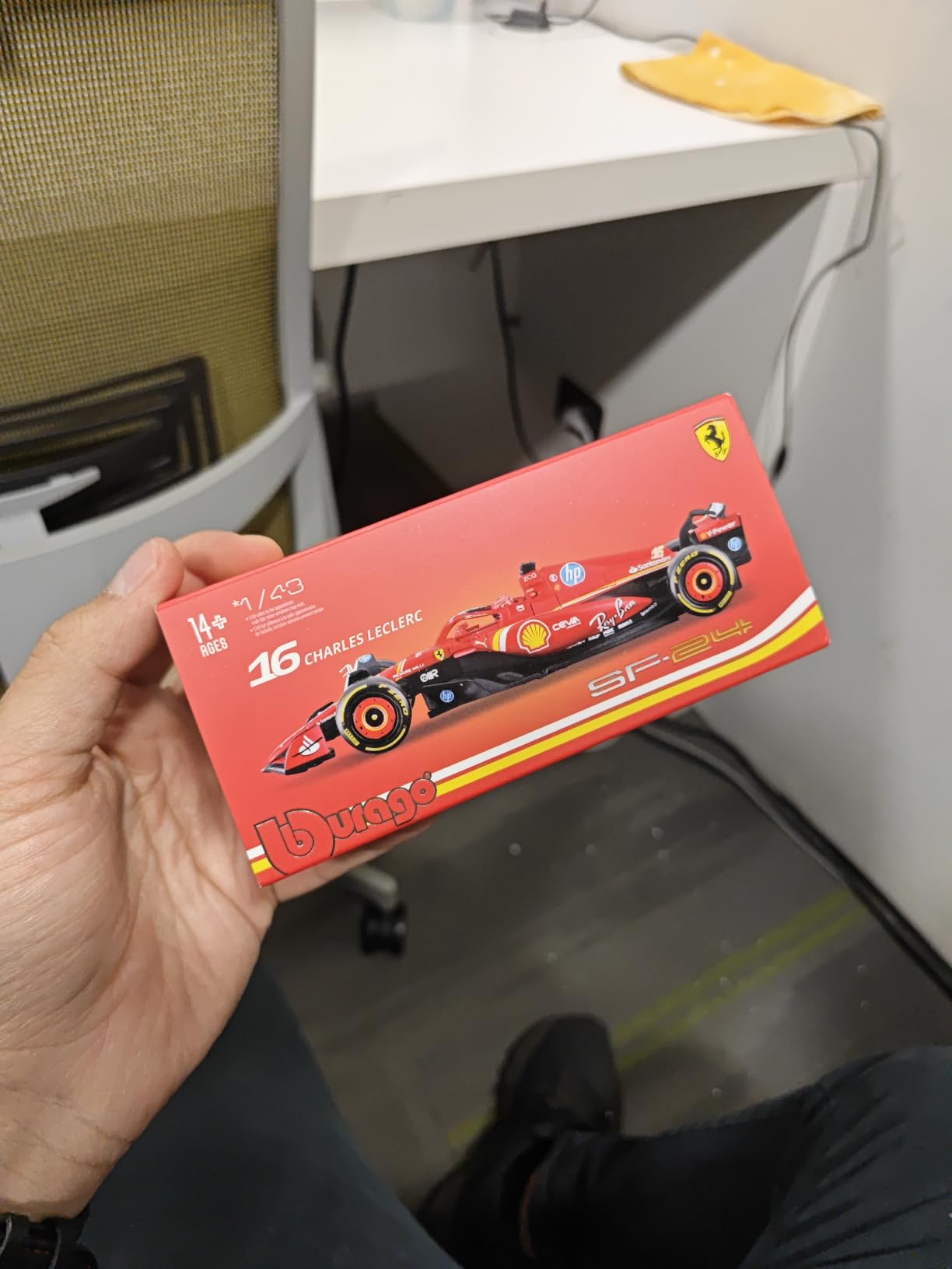 1:43 SFR Ferrari SF-24 w/helmet (2024), Leclerc #16 customer photo 2