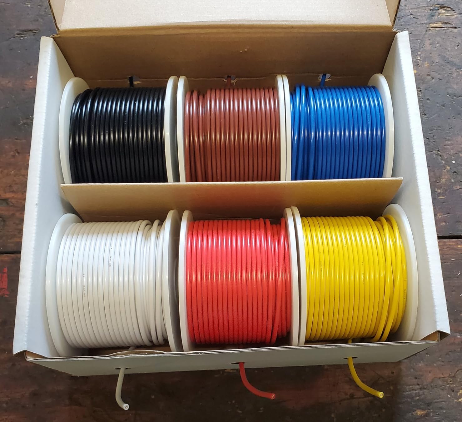 TOPDC 16 Gauge Electrical Wire, 6 Colors, 100FT Each Automotive Wire Combo, Copper Clad Aluminium(CCA), Hook up Wire Kit for Car Audio, Automotive Wiring, LED Lighting, etc customer photo 2