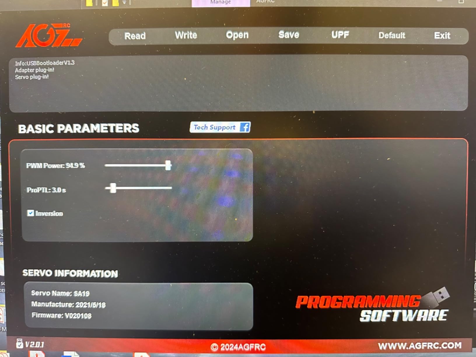 AGFRC 19KG Low-Profile Waterproof RC-Winch-Servo - 0.073Sec High Speed Full Metal Gear Brushless Programmable Black Smart Steering Servo with 25T Metal Servo Winch for 1/10 RC Car (SA19 Winch) customer photo 2