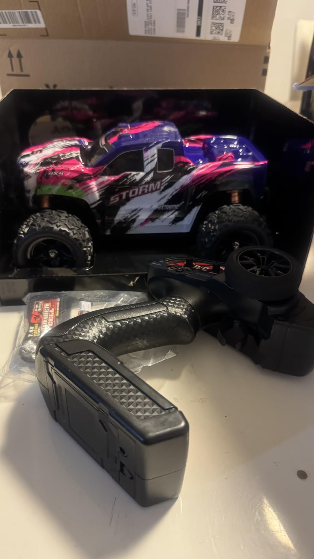 1:18 All Terrain RC Car for Adults & Boys (HS18305), 4WD Off-Road RC Truck High Speed Fast 40+ KPH, 4X4 Waterproof Remote Control Car with 2 Rechargeable Batteries customer photo 2