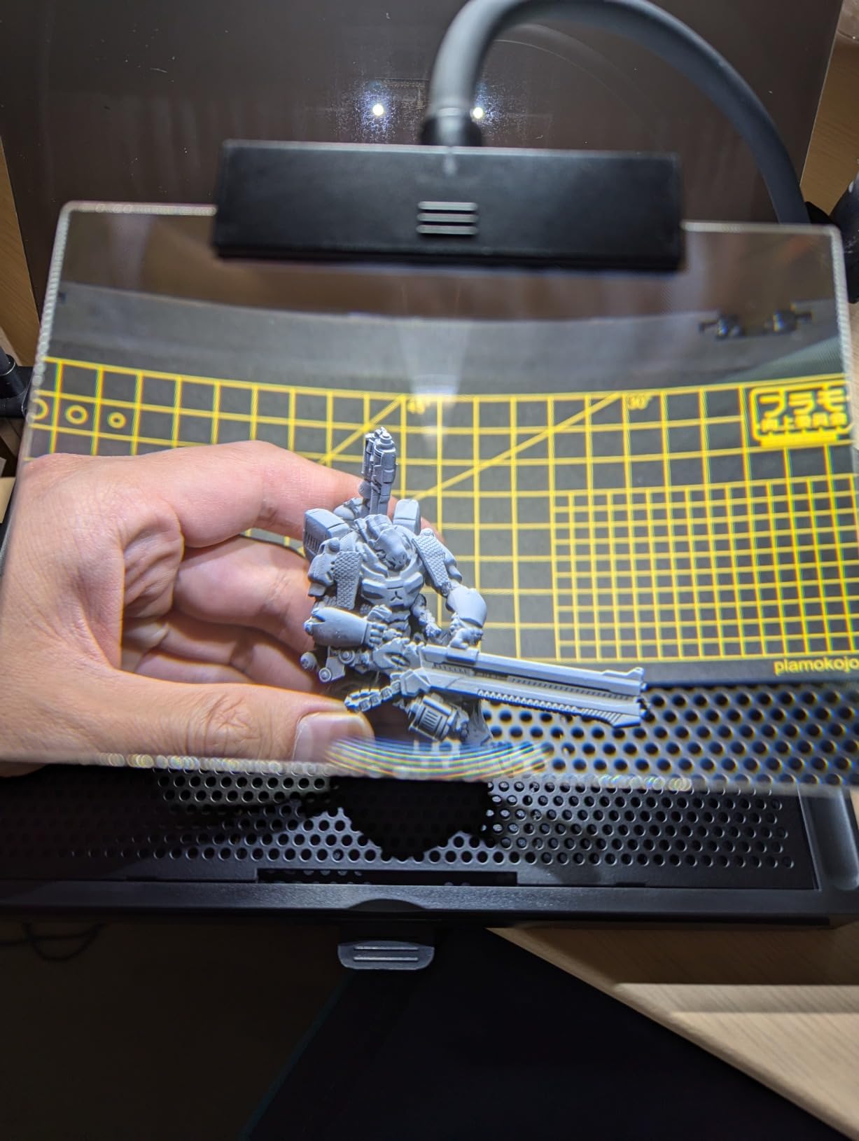 MWK-18 Model Assembly Gundam Model kitsTable Basic, Portable Model Building, Assembly, Cutting Worktable, Work Table with Movable Drawer, Dual Craft Cut Mat, Easy Folds for Storage customer photo 1