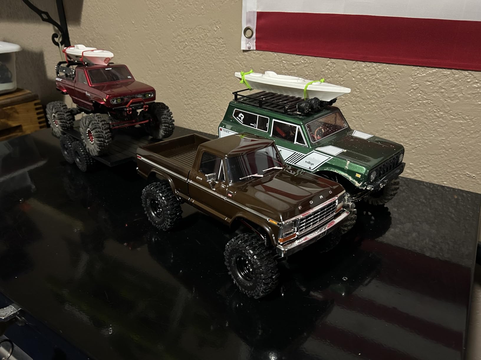 INJORA Utility Trailer with Hitch for 1/18 RC Crawler Car TRX4M Upgrade customer photo 1