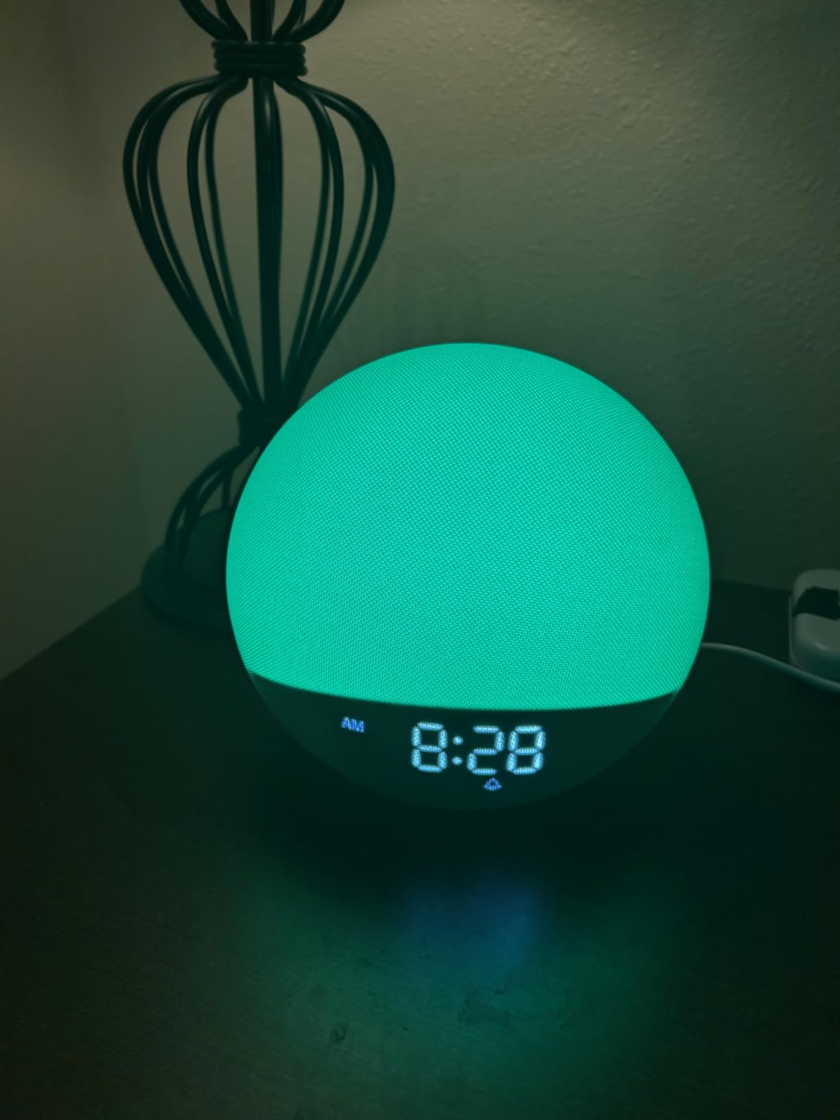Sunrise Alarm Clock White Noise Machine: Natural Wake Up Light - Dimmable Clock with Bluetooth Speaker for Bedroom - 25 Sleep Sounds for Baby Adults Kids Putty customer photo 1