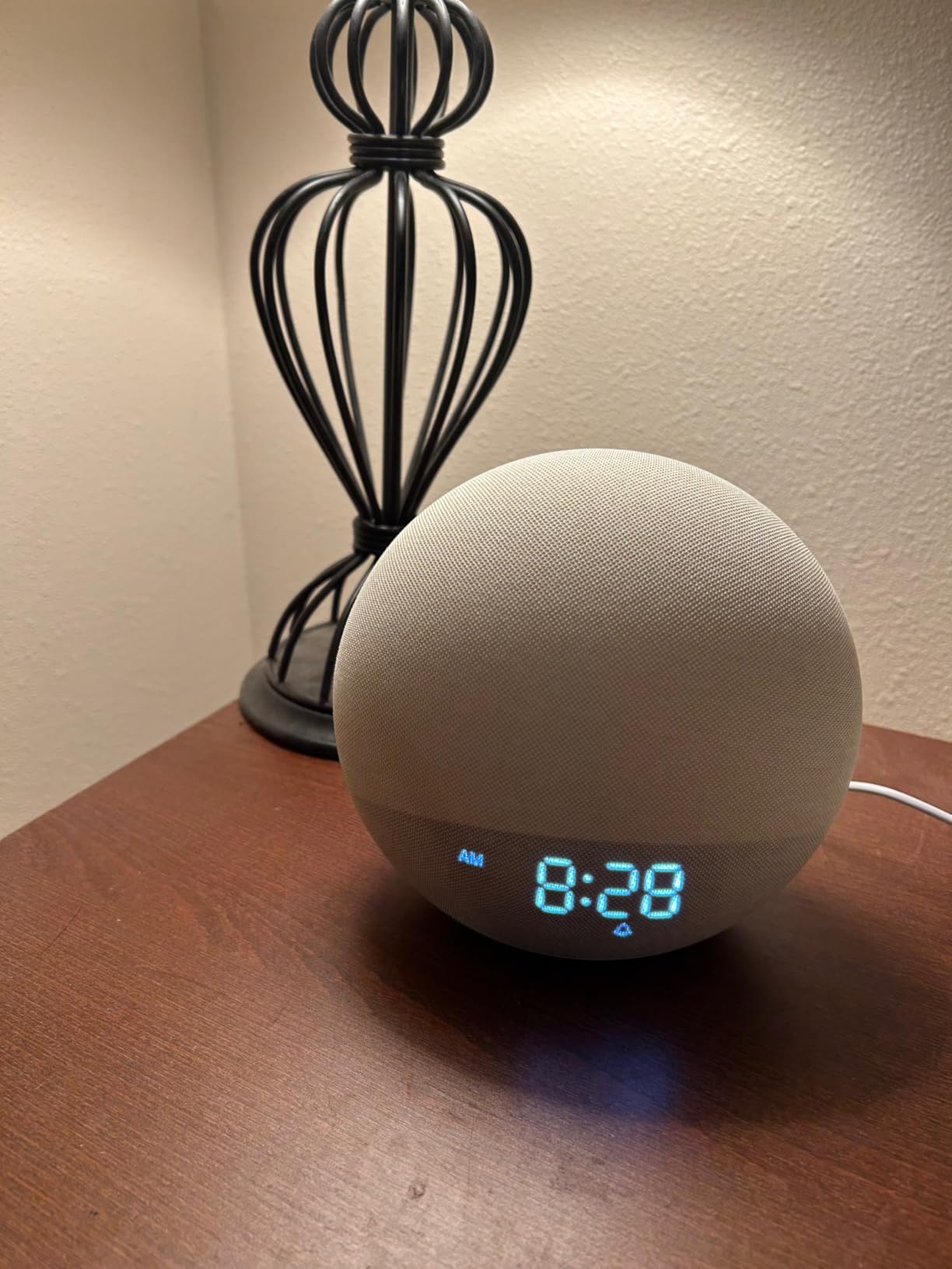 Sunrise Alarm Clock White Noise Machine: Natural Wake Up Light - Dimmable Clock with Bluetooth Speaker for Bedroom - 25 Sleep Sounds for Baby Adults Kids Putty customer photo 2