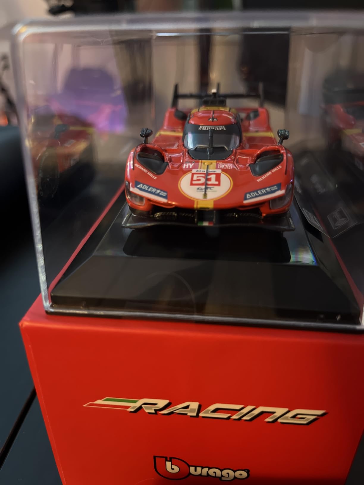 HTLNUZD 1/43 499P #51 Champion Racing Alloy Car for Ferrari 24h Lemans Rally Adult Baking Paint Diecast Model Collection customer photo 1