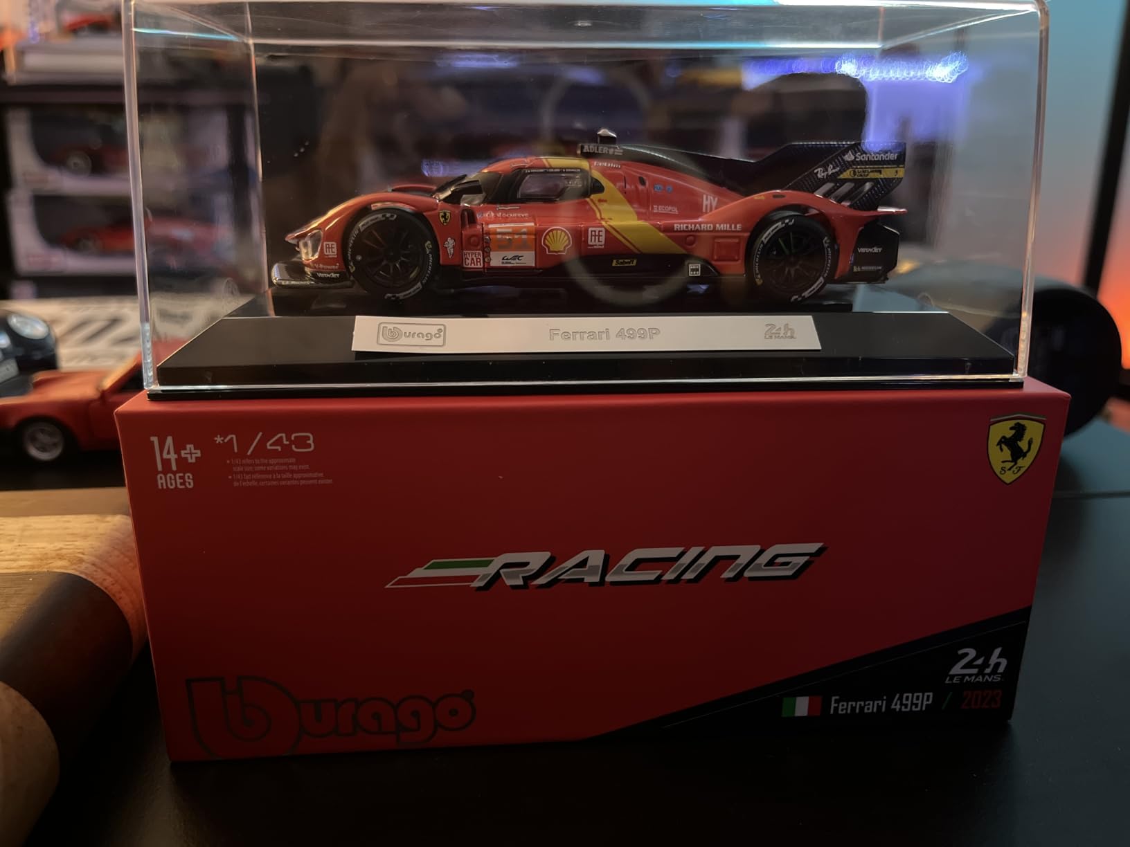 HTLNUZD 1/43 499P #51 Champion Racing Alloy Car for Ferrari 24h Lemans Rally Adult Baking Paint Diecast Model Collection customer photo 2