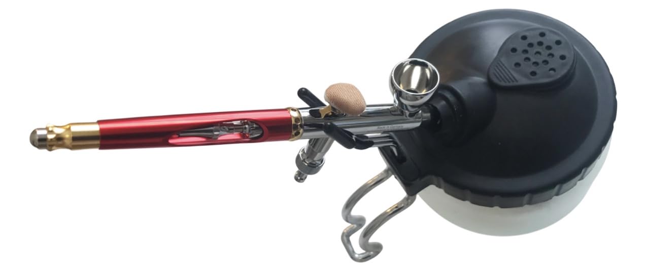 Harder & Steenbeck Airbrush - Infinity 2024 Crplus 2in1 - German-Engineered Dual Action Painting Set with Gravity Feed - 0.25mm & 0.44mm Titanium Self-Centering Nozzle - 2ml & 5ml Paint Cups - 122233 customer photo 1