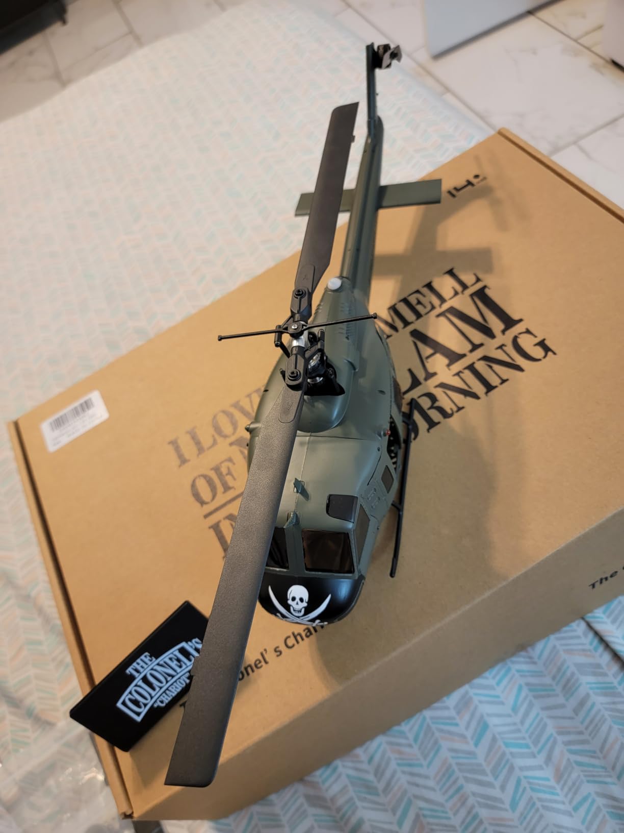 Carmanon UH-1 RC Helicopter - Huey Collectable Remote Control Helicopter with Auto-Hover for Adults, 1/27 Scale customer photo 1