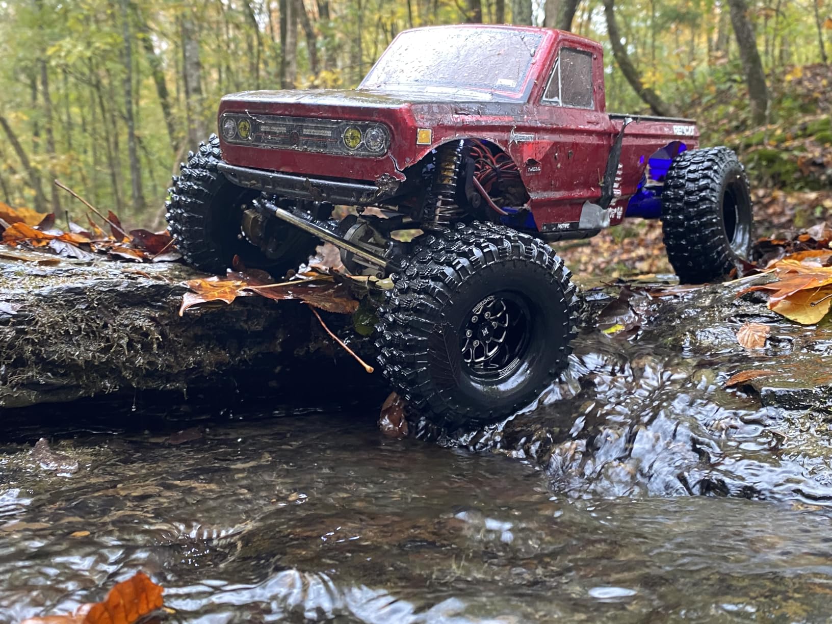 HOBBYSOUL 4pcs 1.9 Beadlock Wheels -10.5mm Negative Offset Rims 33mm Wide for RC 1/10 Crawler TRX4 SCX10 Gen8 Upgrades customer photo 1