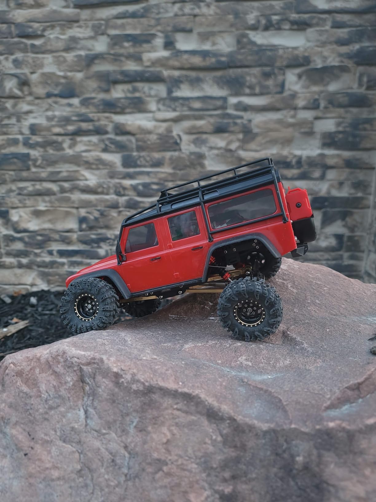 INJORA 45g LCG Aluminum Universal Chassis Frame Kit for 1/18 RC Crawler TRX4M Upgrade customer photo 2