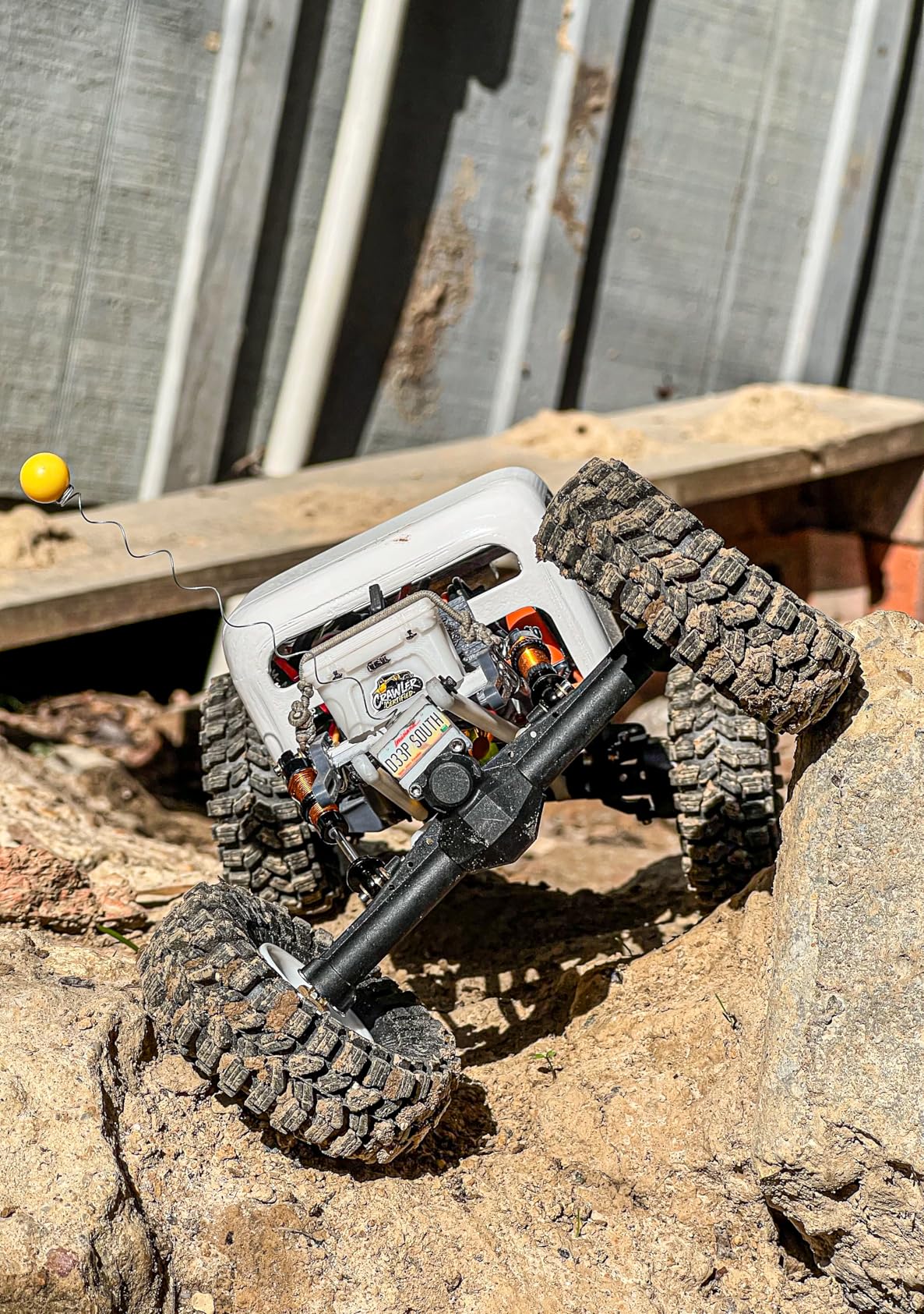 MEUS RACING Nylon SCX24 Axles with Isokinetic 3-Section CVD for Axial SCX24 C10 JLU Gladiator Bronco Deadbolt 1/24 RC Crawler, +5mm Widened and 52 Degree Max. Steering Angle customer photo 1