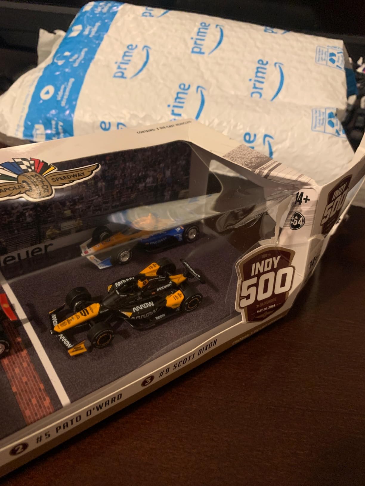 2024 Indianapolis 500 Podium 3-Car Set (2024 NTT IndyCar Series) Diecast 1:64 Scale Model - Greenlight 11613 customer photo 2
