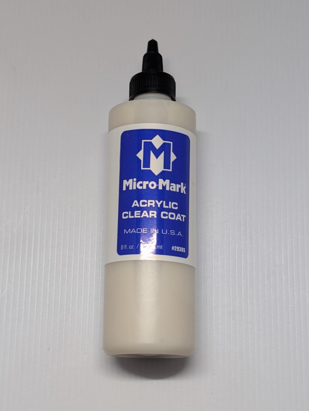 Micro-Mark Acrylic Clear Coat - 8 fl oz / 236 ml, Transparent Protective Finish for Model Trains, Miniatures, Dioramas, and Scale Hobby Projects, Satin Finish customer photo 1