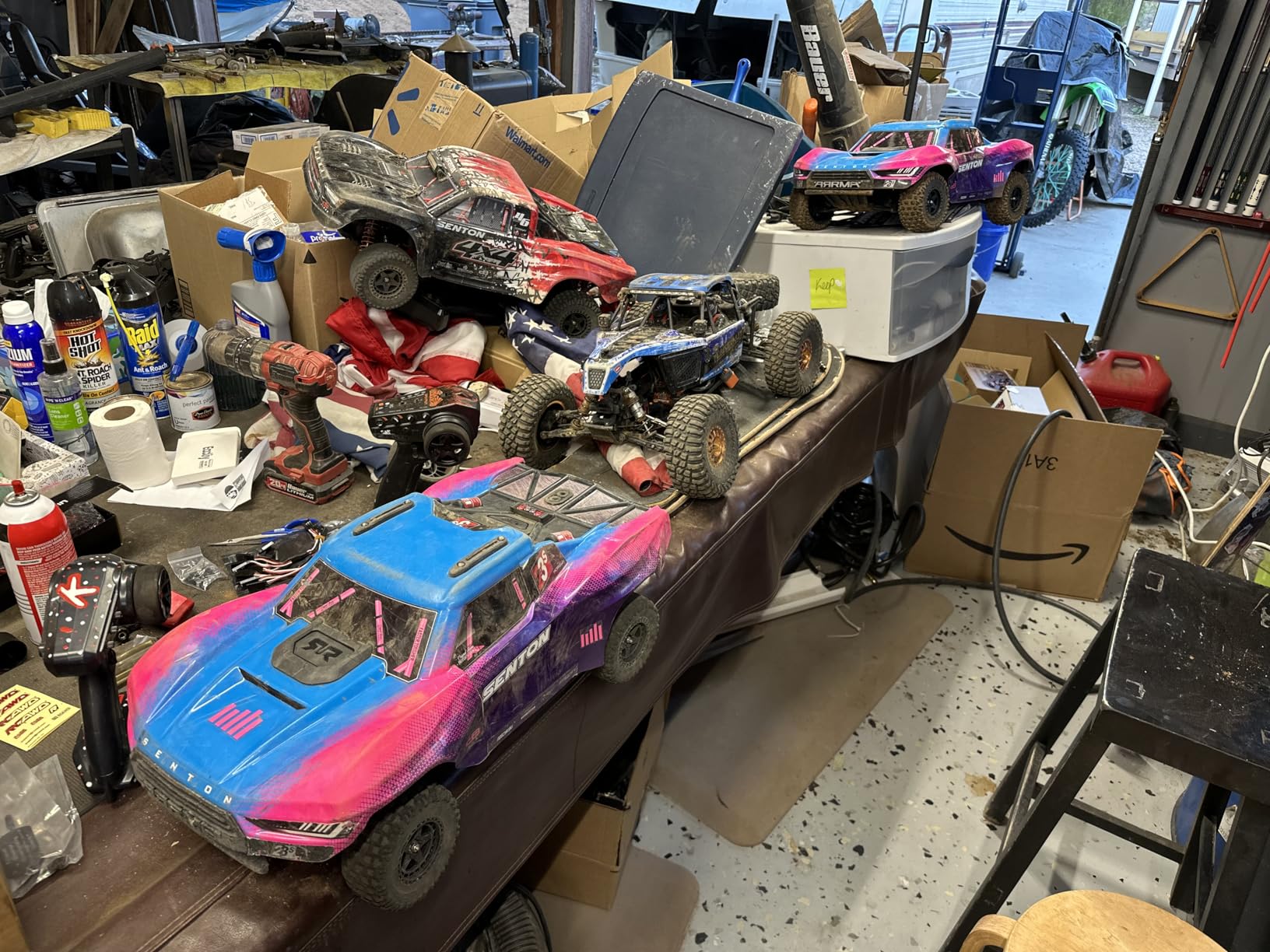 ARRMA RC Truck 1/10 SENTON 4X4 223S BLX BRUSHLESS Short Course Truck RTR (Battery and Charger Not Included) with DSC, Blue, ARA4303V4T3 customer photo 2