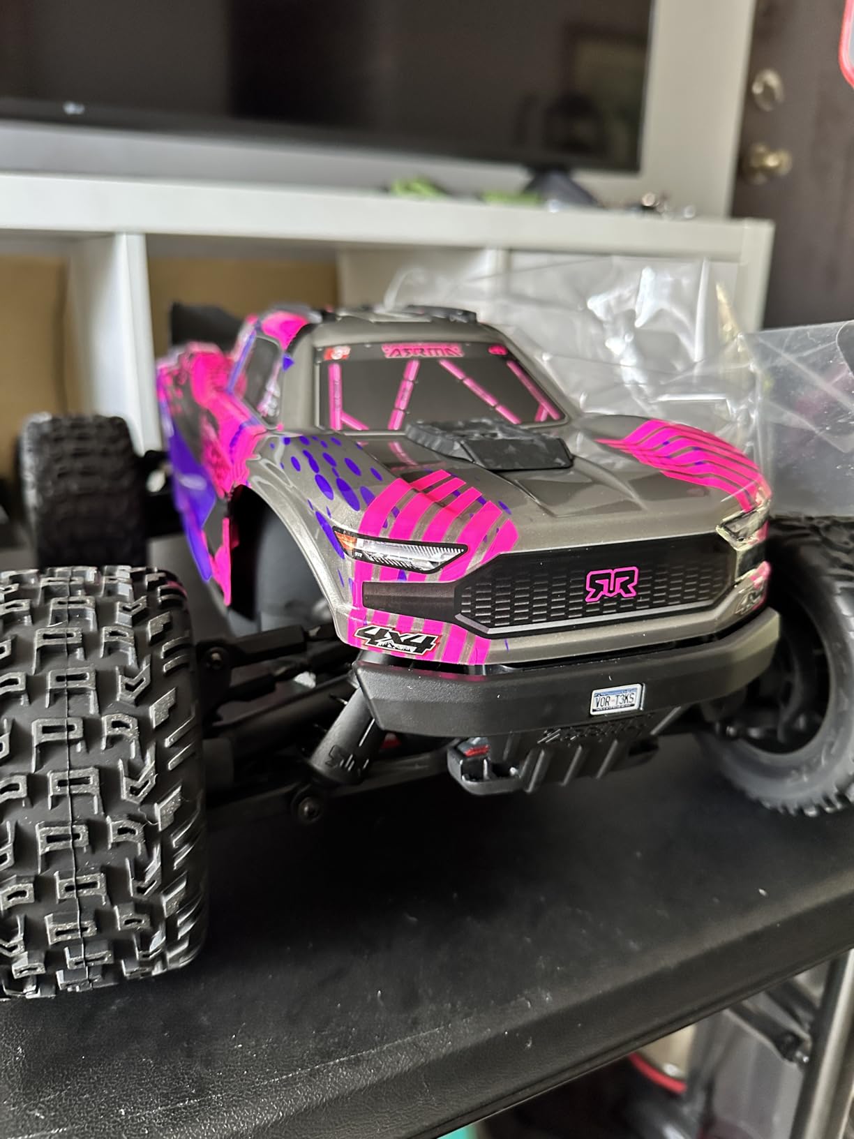 ARRMA RC Truck 1/10 VORTEKS 4X4 223S BLX BRUSHLESS Stadium Truck RTR (Battery and Charger Not Included) with DSC, Teal, ARA4305V4T2 customer photo 1