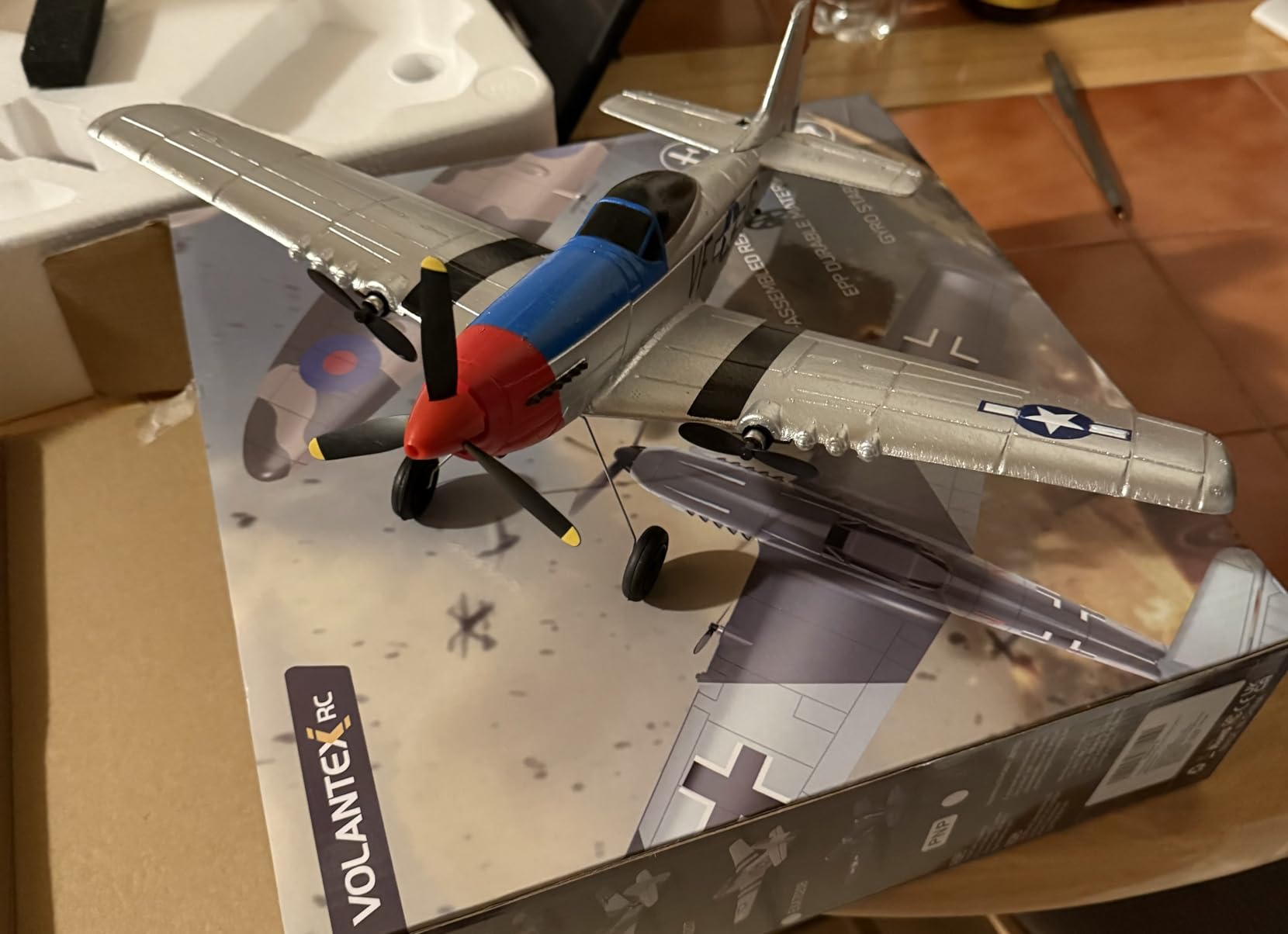 RC Plane, 3 Channel BF-109 Remote Control Airplane, 2.4GHz & 6 Axis Gyro Stabilizer, 2 Batteries Included, Ideal for Adults, Beginners customer photo 2