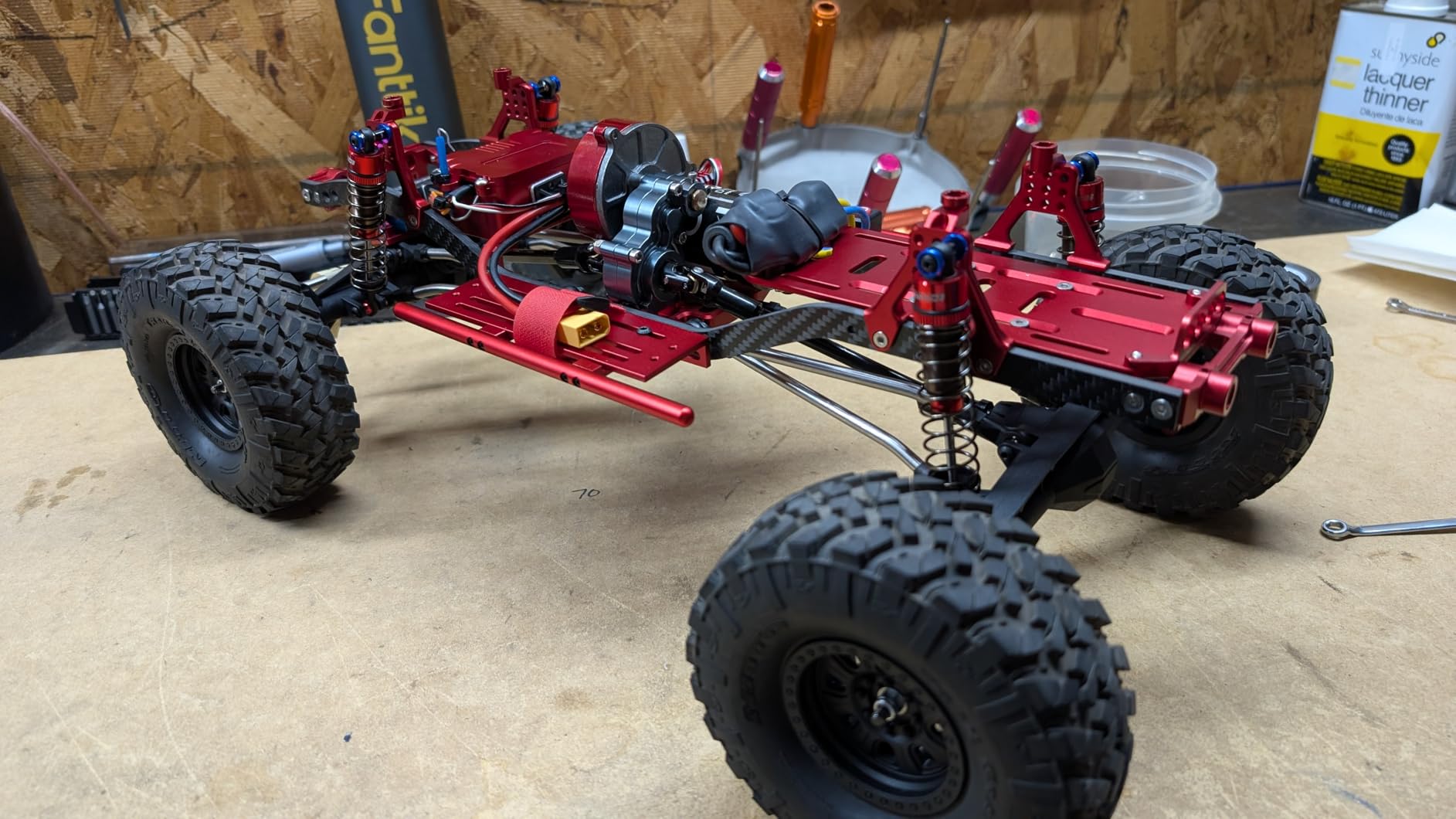 1/10 RC Crawler Carbon Fiber Girder 4.3mm CNC Metal Car Chassis Frame Body Kit for Axial SCX10 II Rock Off Road Truck Upgrade Parts (Black) customer photo 2