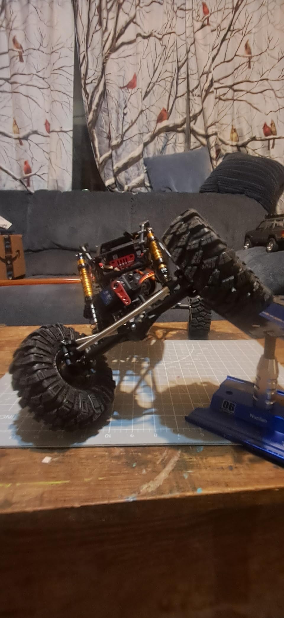 Aluminum Front & Rear Axles CNC Complete Axle Set for 1/10 RC Crawler Car Axial SCX10 II 90046 90047 Upgrade Parts (Black) customer photo 2