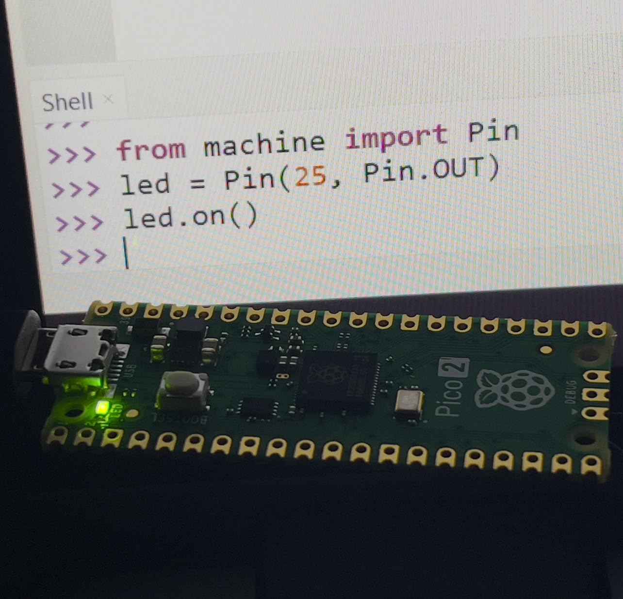 Pi Pico 2 W - RP2350 Microcontroller Board, Bluetooth 5.2, WiFi, Dual-Core ARM & RISC-V 150MHz CPU, 520KB RAM, 4MB Flash, 26 GPIO, C/C++, MicroPython and CircuitPython Support customer photo 1