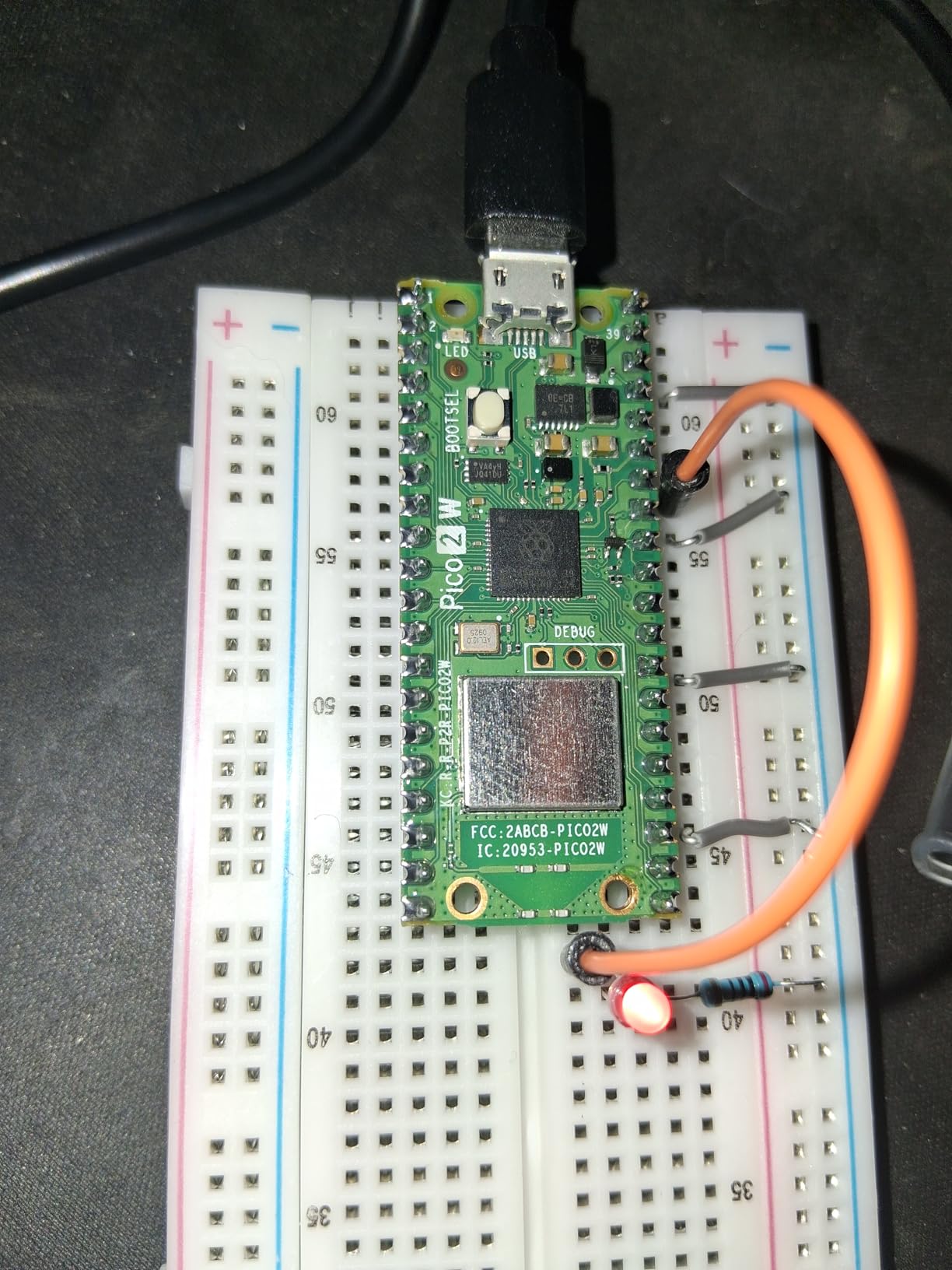 Pi Pico 2 W - RP2350 Microcontroller Board, Bluetooth 5.2, WiFi, Dual-Core ARM & RISC-V 150MHz CPU, 520KB RAM, 4MB Flash, 26 GPIO, C/C++, MicroPython and CircuitPython Support customer photo 2