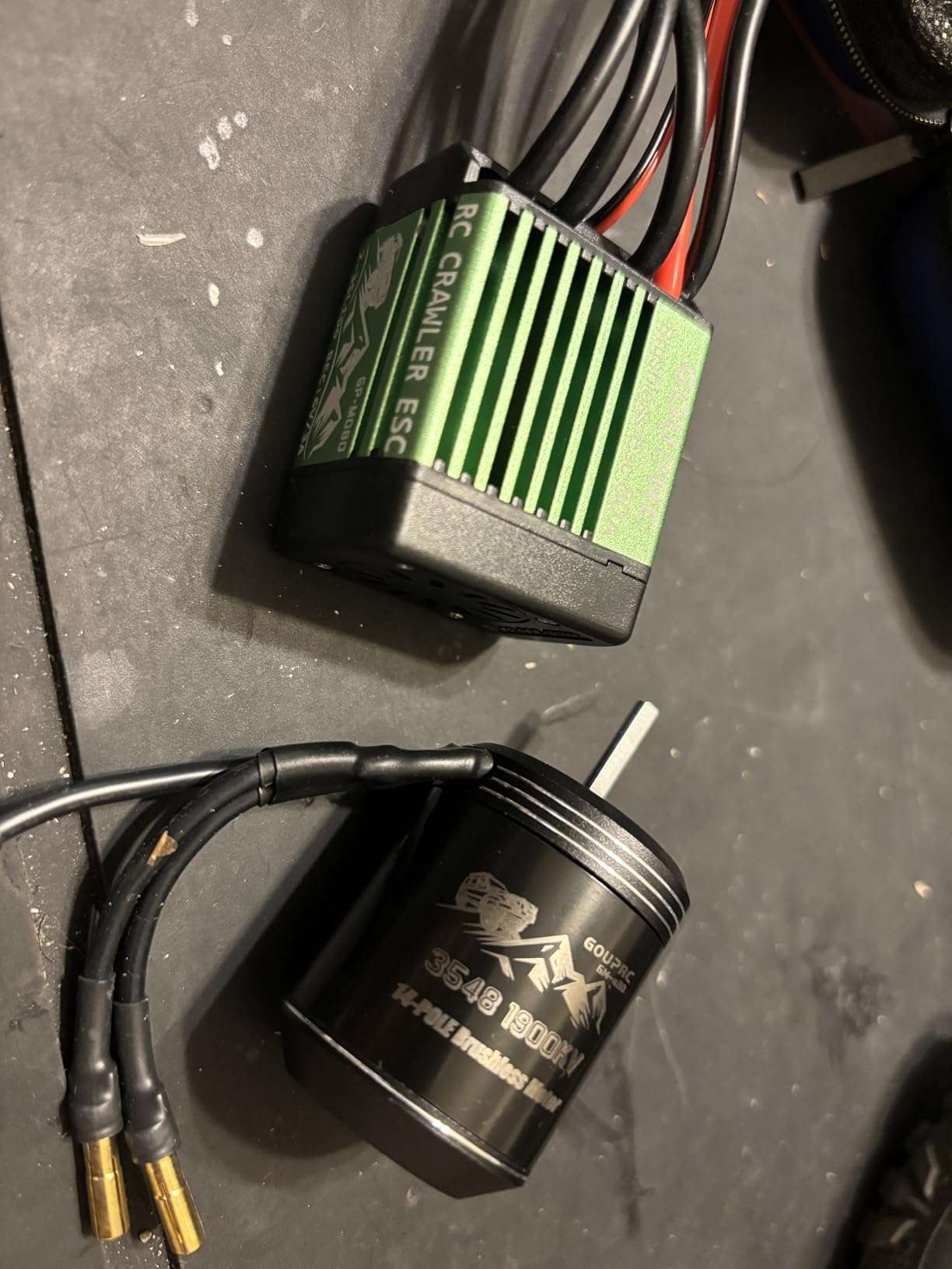 GOUPRC S3548 1900KV Outrunner Brushless Motor with 80A Brushless Crawler ESC Electric Speed Controller Combo Set for 1/10 1/12 RC Crawler Car Upgrades customer photo 2