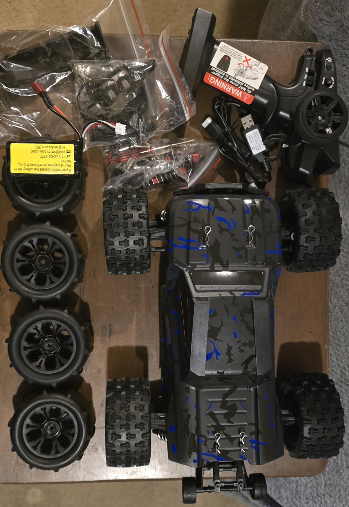 1:14 Scale RC Cars for Adults, 60KPH High Speed RC Truggy, 4X4 Off-Road Remote Control Truck, Waterproof Electric Car with 2S Battery, All Terrain RC Vehicle for Snow, Sand, Beach & Rocky Surfaces customer photo 2