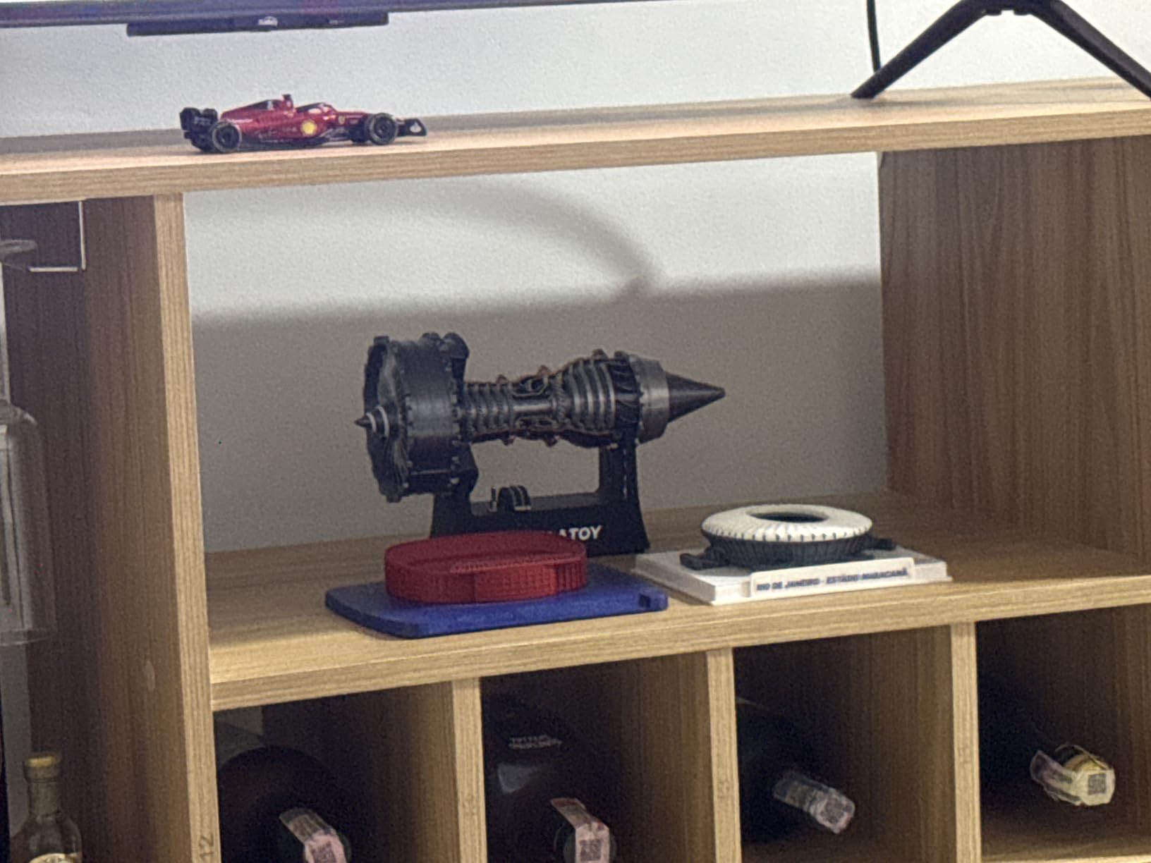 NikolaToy TR900 Turbofan Engine Model Kit - 1:20 Scale Turbojet Aircraft Engine - 3D Printed Mechanical Science Education Toy Aviation Enthusiast Gift - Deluxe Version (Finished) customer photo 2