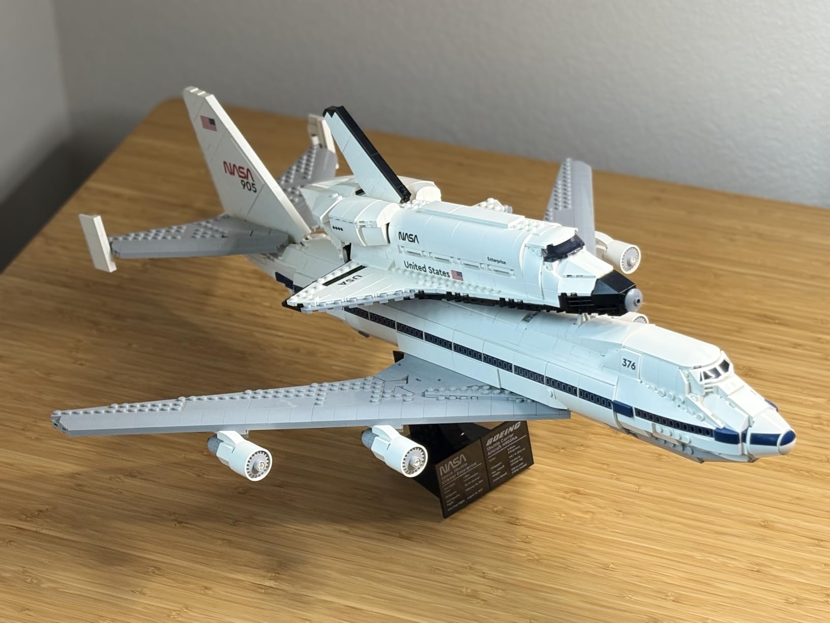 LEGO Icons Shuttle Carrier Aircraft Building Set for Adults - Spaceship & Airplane Model Kit for Adults, Ages 18+ - Air & Space Decor - Gift Idea for Men & Women - 10360 customer photo 1