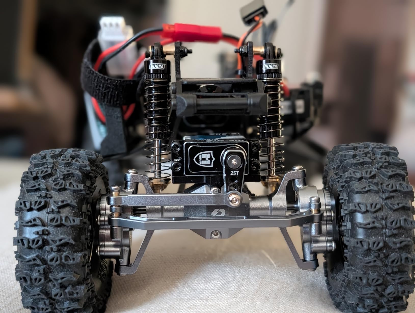 Aluminum Portal Axles Set for 1/18 RC Rock Crawler Redcat Ascent-18 - Front & Rear Axles with Steel Gears, Aluminum Housing, Servo Mount & Steering Links Upgrade Kit customer photo 1
