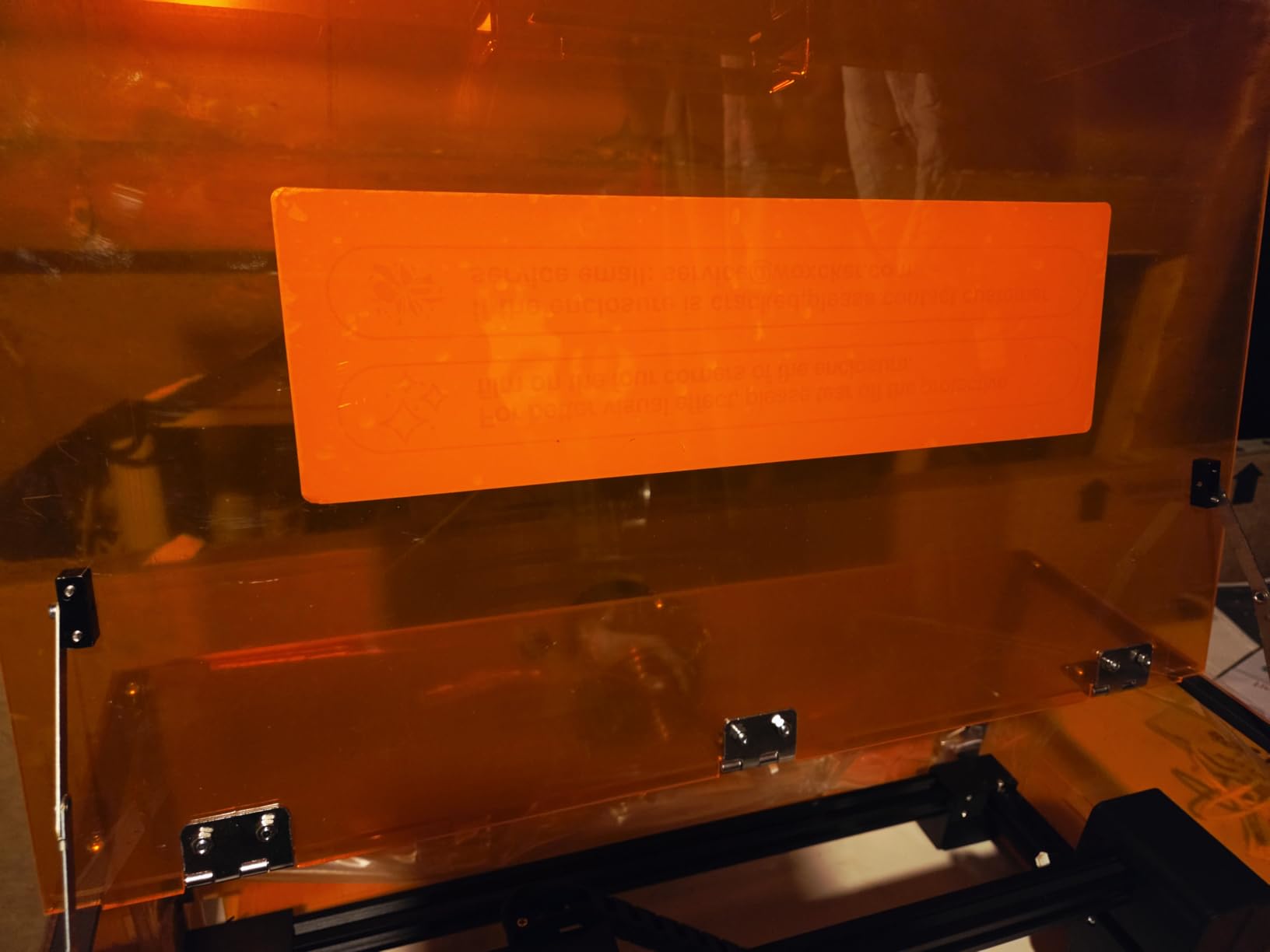 Laser Engraver, Woxcker L2 MAX 10W Enclosure Laser Cutter and Engraver Machine, 300x300mm Bed Size CNC Engraving Machine 0.01mm High Precision for Wood Stainless Steel Glass Metal (Class 1 10000mW) customer photo 2