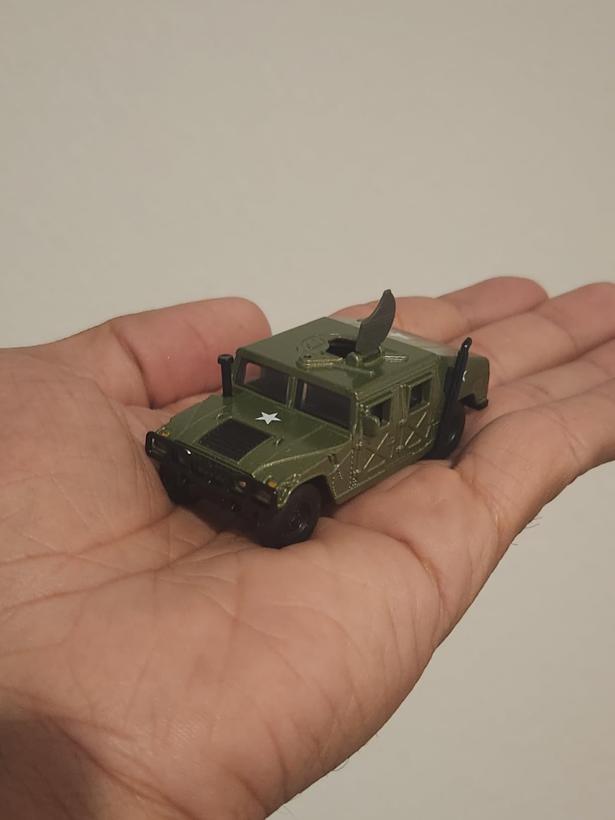 NUOTIE 1/64 Hummer H1 Car Model Military Truck Off Road Vehicle Die-cast Metal Model Kit Military Armored Car Multifunctional Truck Armored for Adults Collection or Gift customer photo 2