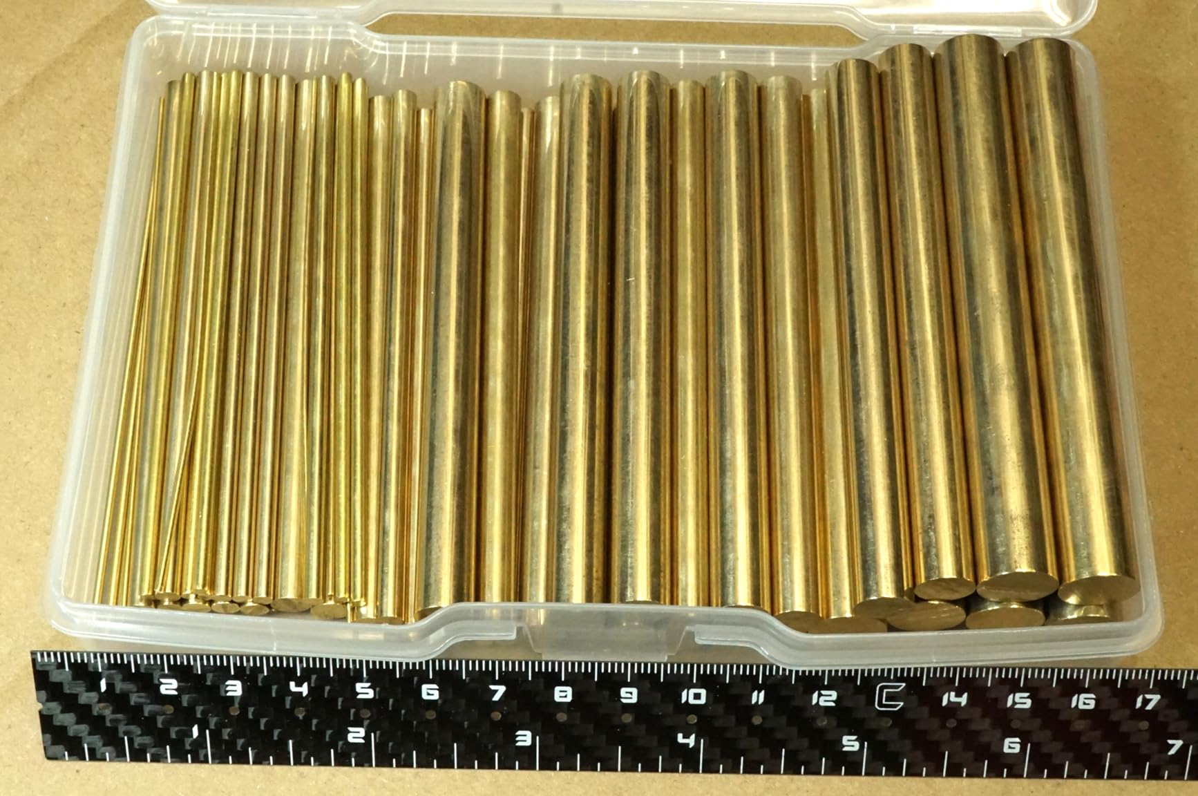 Brass Rods 1mm x 100mm, 30 PCS, Knife Handle Material, Solid Brass Round Rod Stock for Crafts, Knife Pins, Rivet Dowel for Knifemaking Handles Scales, for Hardware, Novelty, DIY, Hobby, Model Car customer photo 1