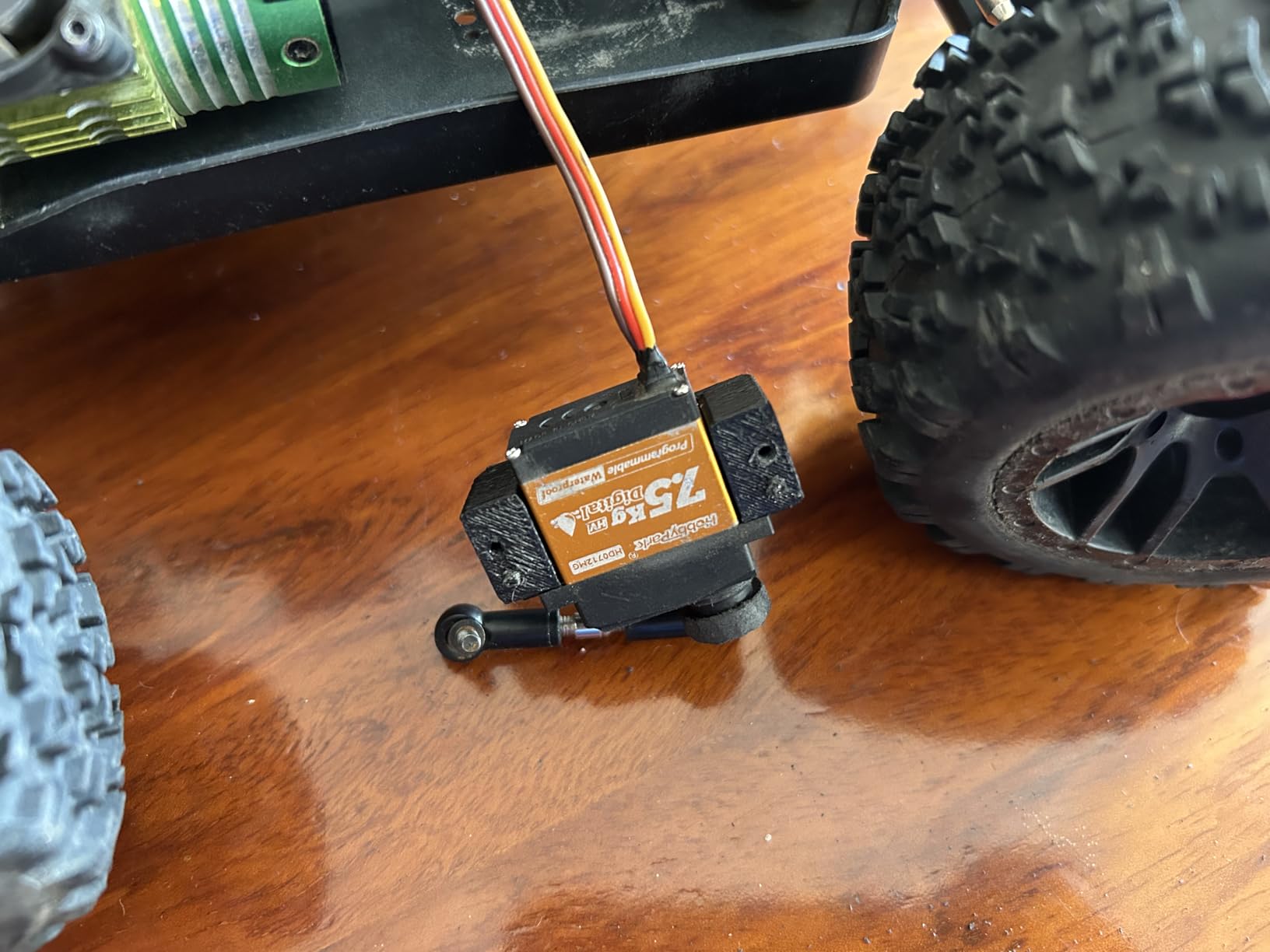 HobbyPark Waterproof 7.5kg High Torque RC Micro Servo Metal Gear Digital Arduino Servo for 1/18 TRX4M TRX4MT Redcat Ascent-18 Losi Mini LMT customer photo 1