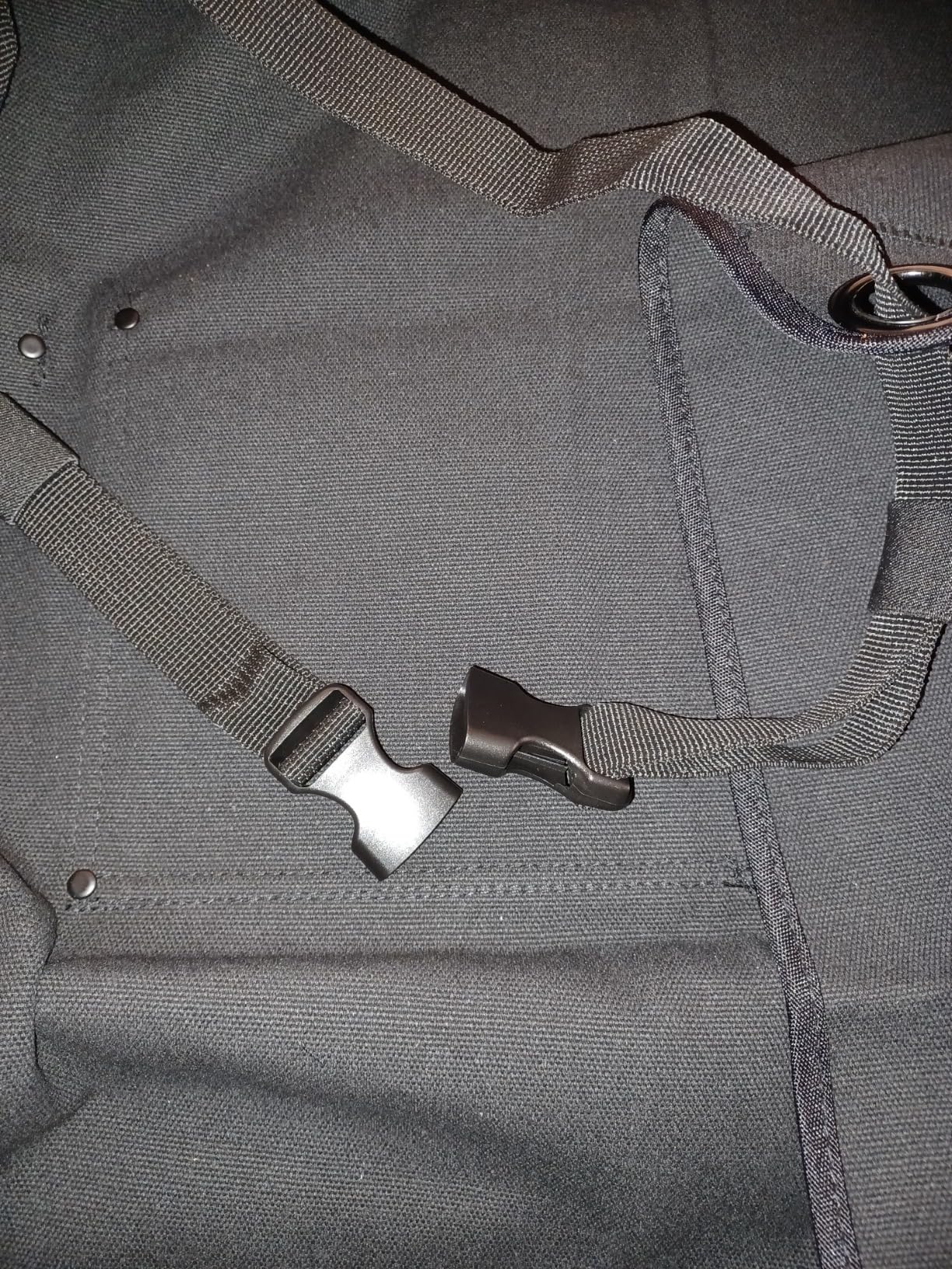 NoCry Woodworking Apron for Men - Reinforced Pockets with Metal Rivets, Magnetic Holder & Leather Tool Loops - Shop Aprons for Men with Cross-Back Straps, Non-Slip Shoulder Pads & Quick-Release Buckle customer photo 2