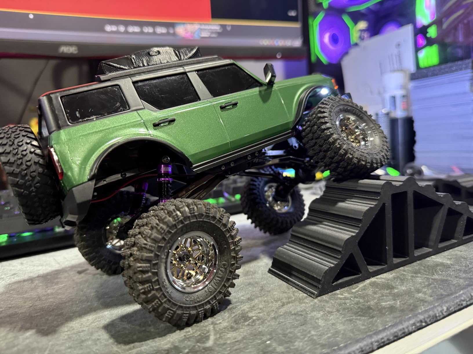INJORA 1.0 Brass Aluminum Beadlock Wheels ModuWheel for TRX4M SCX24 1/18 1/24 RC Crawlers Upgrade customer photo 1