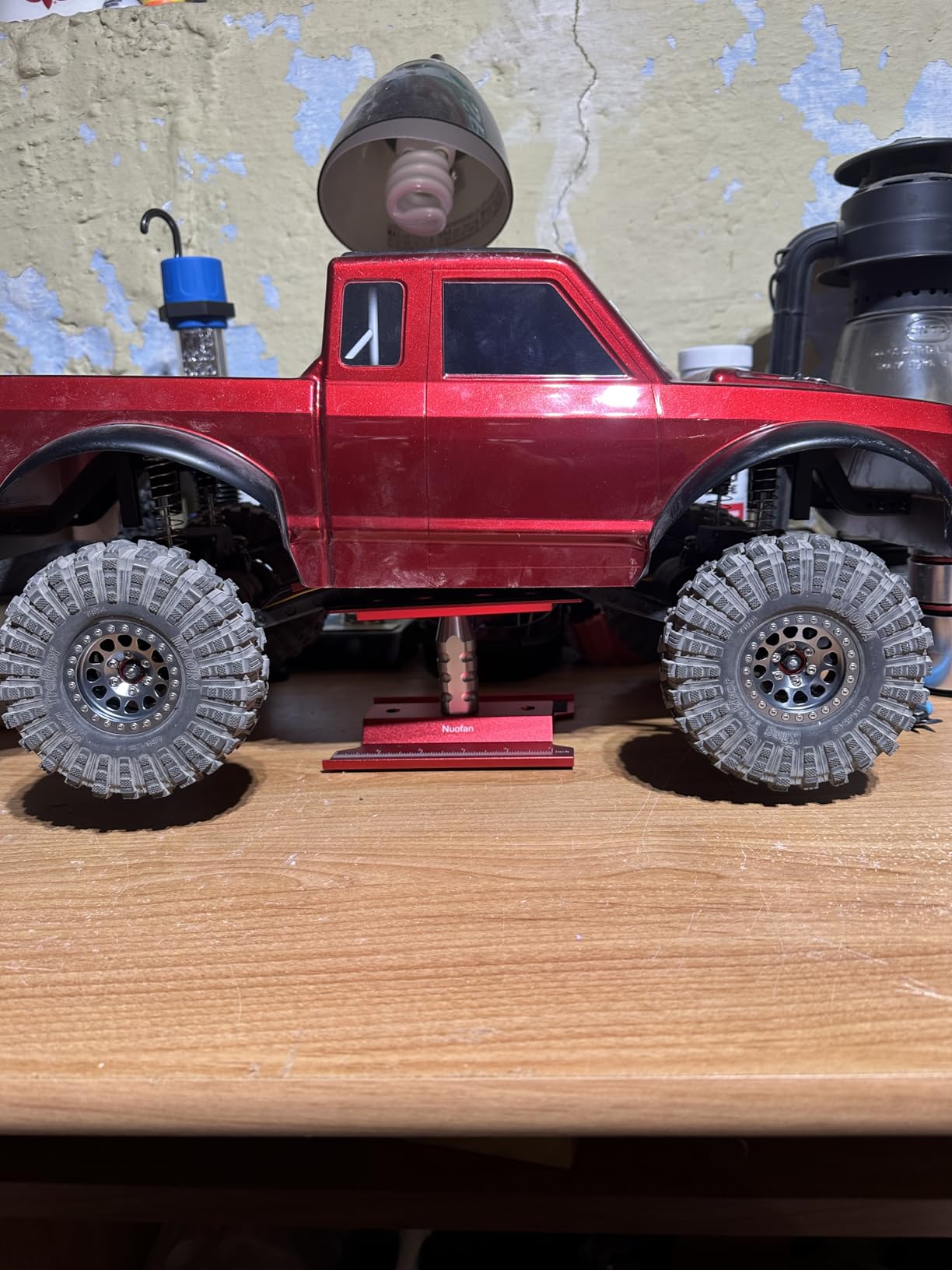 Aluminum 1.9 Beadlock Wheels Rims for 1/10 RC Crawler Axial SCX10 I II III Capra TRX4 TRX6 VS4-10 Gen8 MST CFX Upgrades Parts (Silver-Titanium) customer photo 2