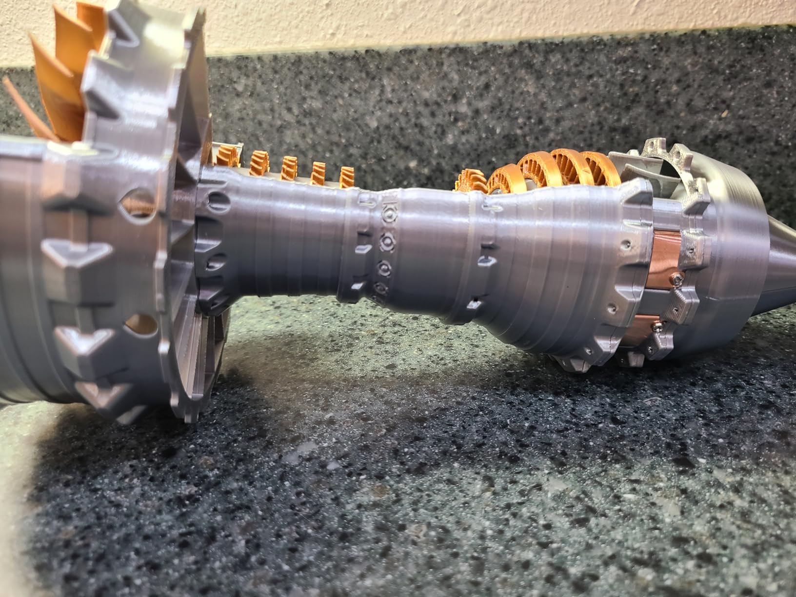 NEOLIAN 11-Inch Turbofan Engine Model Kit - Realistic Jet Engine Model for Adults, 3D Printed Mini Jet Engine Display with Stand, Cool Collectible Toy & Unique Gift for Aviation Lovers customer photo 2