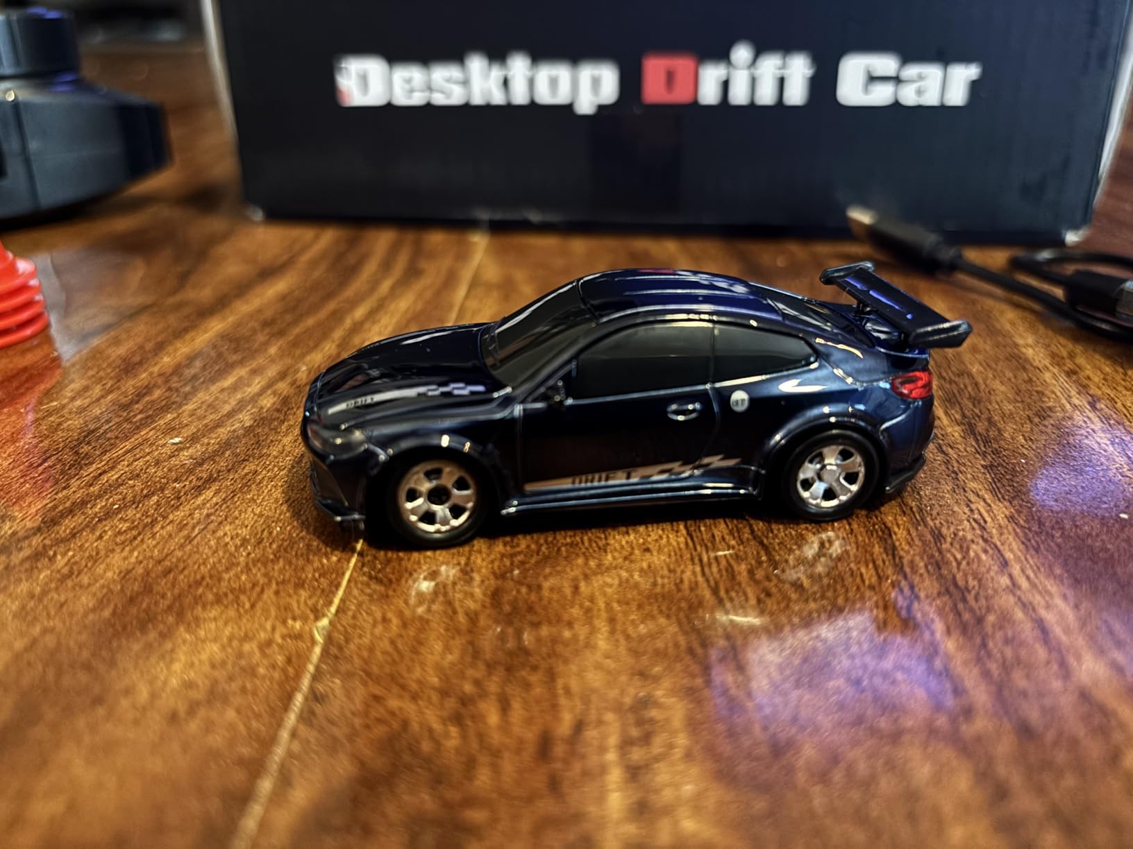 KF20 1:64 Scale Mini Drift RC Car with Full Proportional RTR 2.4GHZ Remote Control for Desktop Racing (Blue) customer photo 2