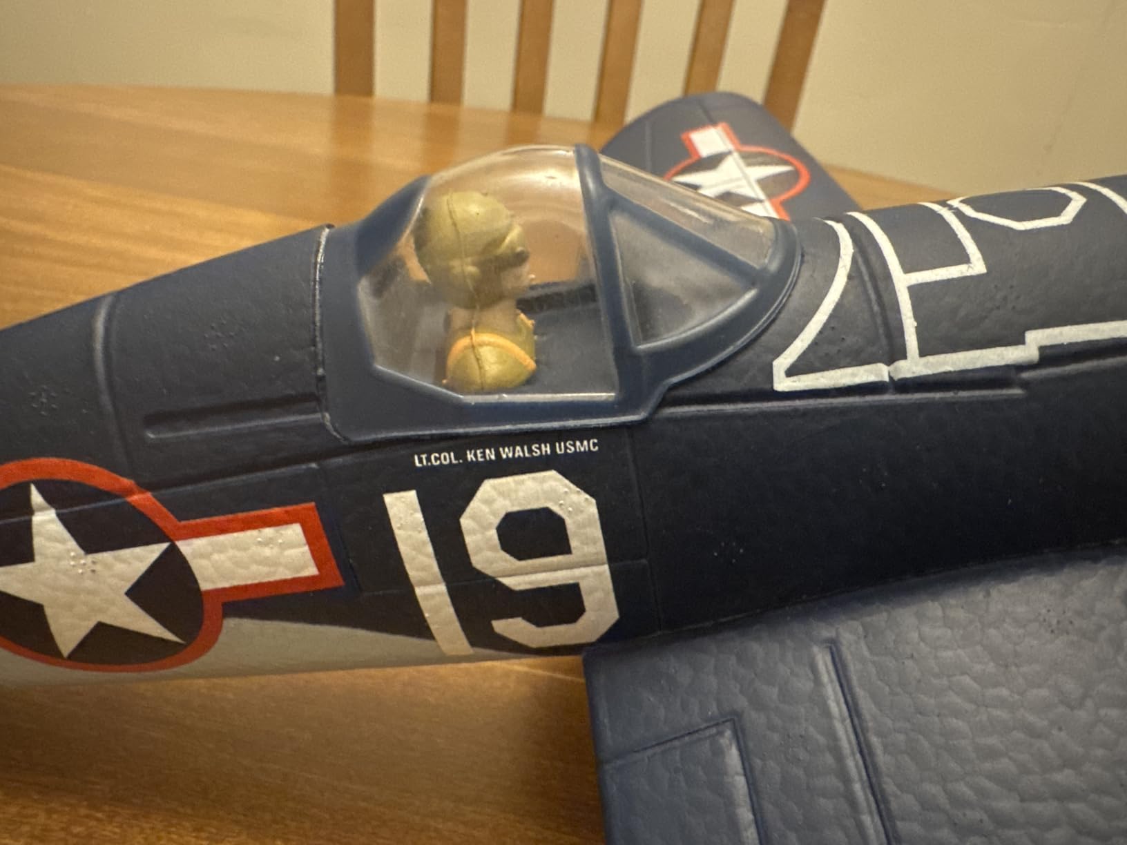 LEAMBE Brushless 4 Channel RC Plane F4U Corsair 500mm Remote Control Airplane Fighter RTF with 6-Axis Gyro, 3 Modes & Aerobatics for Beginners & Adults customer photo 1