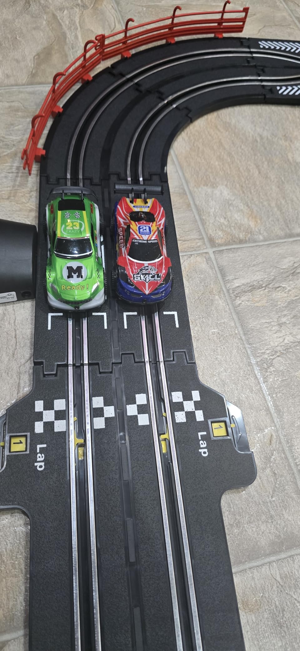 3 IN 1 Slot Car Race Track Sets with 4 High Speed Slot Cars, Electric Race Car Track Include Circular Overpass Flash Tracks, 1:43 Remote Control Track Car Game Toys Gifts for Adults Boys Ages 6 7 8-12 customer photo 2