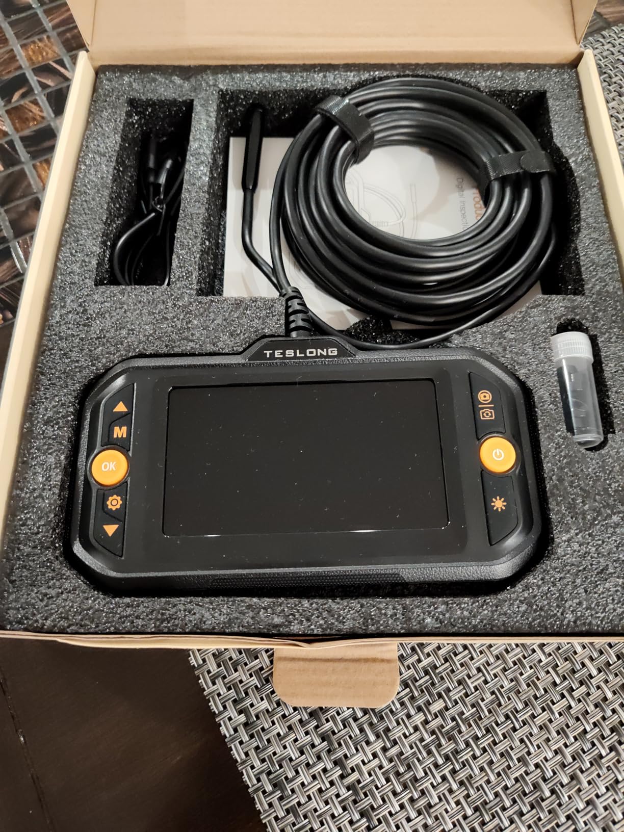 Teslong Dual Lens Endoscope with Light, Mechanic Borescope Inspection Camera, Fiber Optic Scope, Flexible Snake Probe for Automotive, HVAC, Wall & Home Inspections (16.5FT) customer photo 1