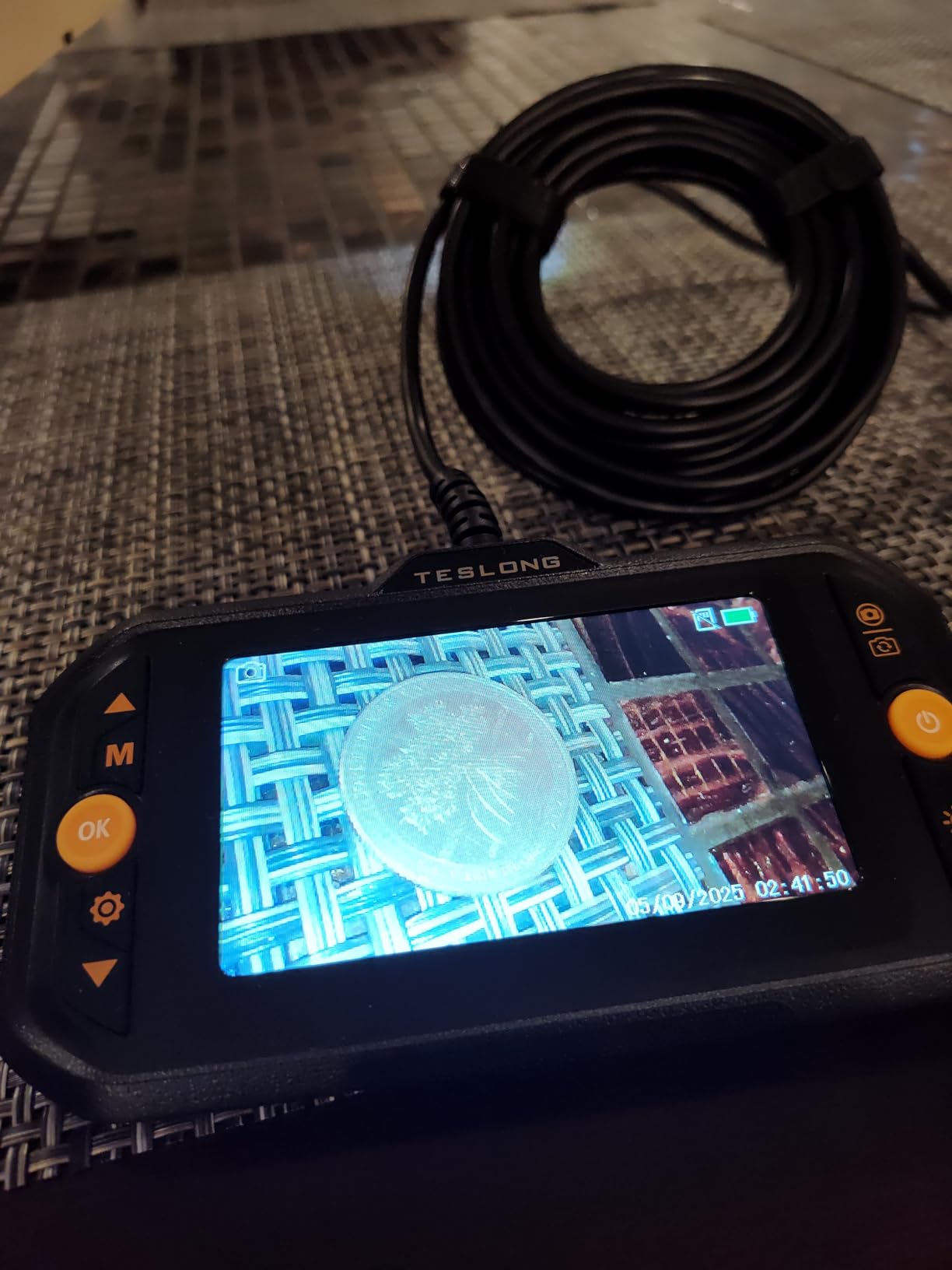 Teslong Dual Lens Endoscope with Light, Mechanic Borescope Inspection Camera, Fiber Optic Scope, Flexible Snake Probe for Automotive, HVAC, Wall & Home Inspections (16.5FT) customer photo 2