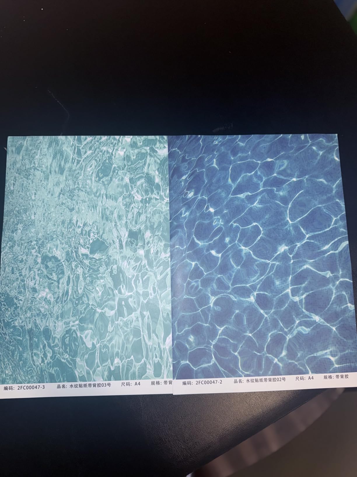 Warmtree 6 Pcs Ripple Water Sticker, Pearlescent Ripple Stream Sheet Self Adhesive Coated Paper Diorama Supplies for Miniature Lake River Scenery Sand Military Layout Model customer photo 1