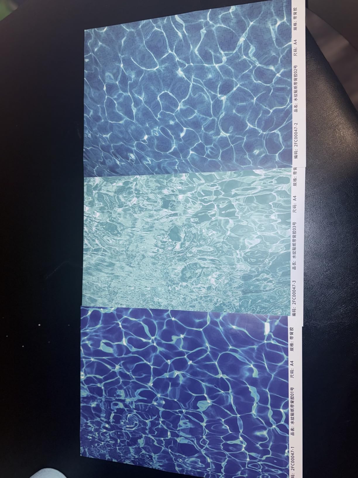 Warmtree 6 Pcs Ripple Water Sticker, Pearlescent Ripple Stream Sheet Self Adhesive Coated Paper Diorama Supplies for Miniature Lake River Scenery Sand Military Layout Model customer photo 2